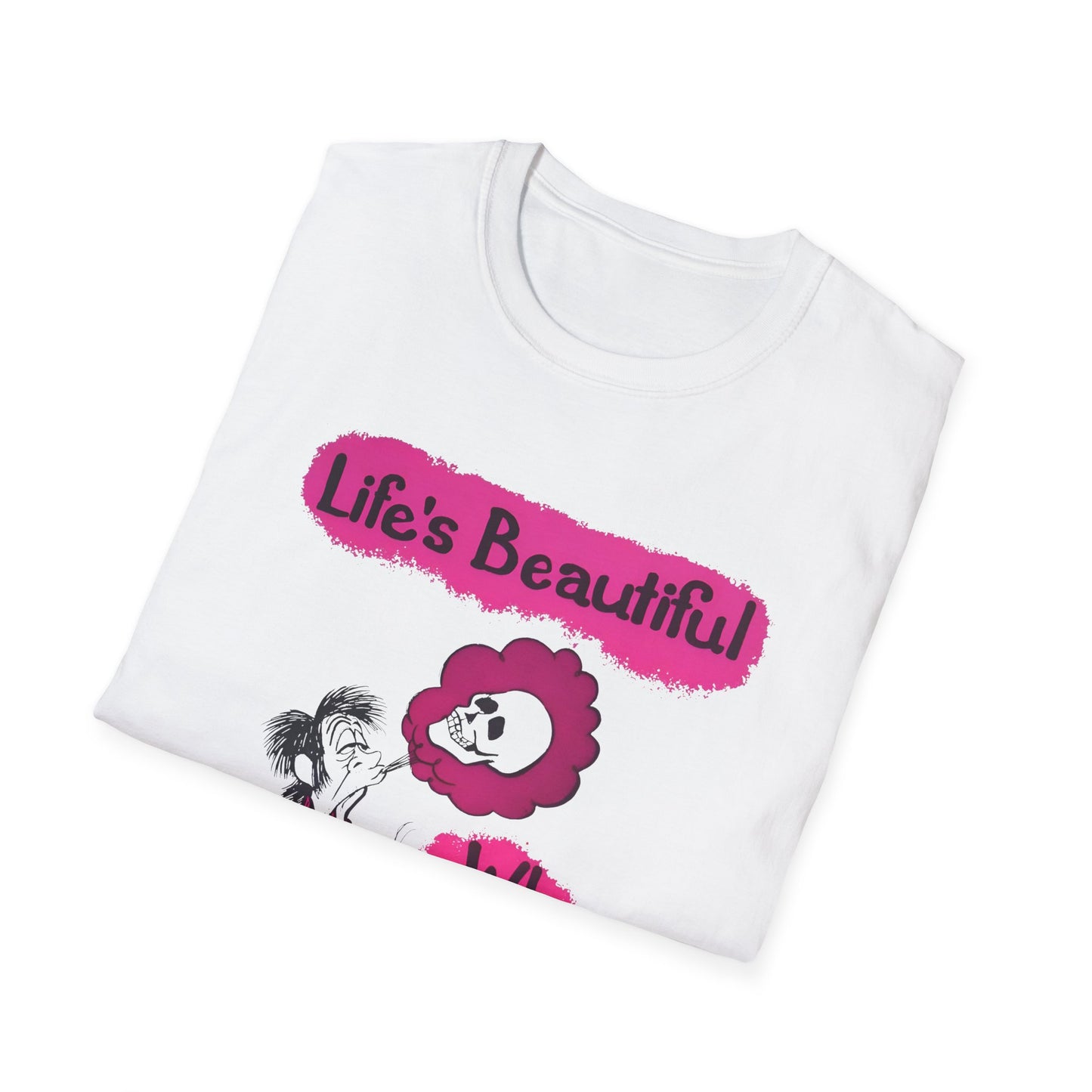 1960s/70s anti-drug poster life's beautiful, why blow it? by smartset smarteen s.o.s tshirt