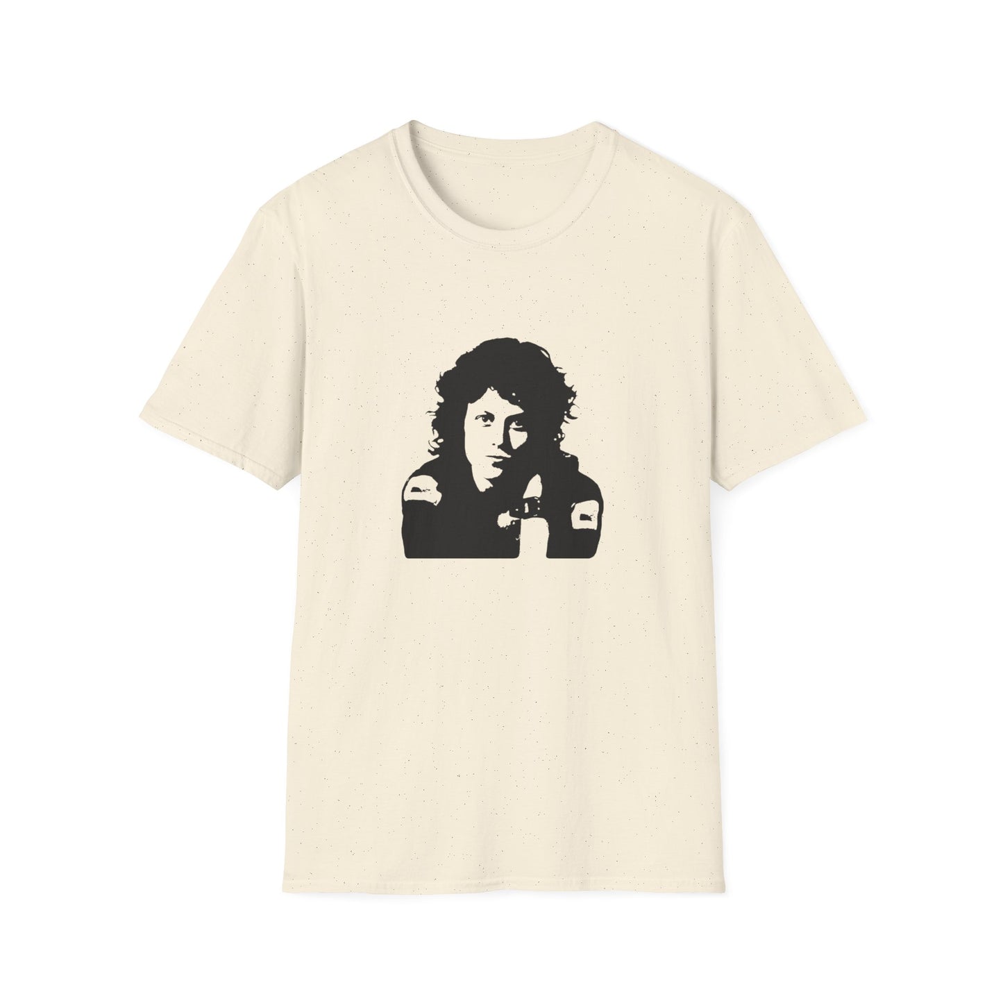 lieutenant ripley from alien 1979 stencil in black tshirt