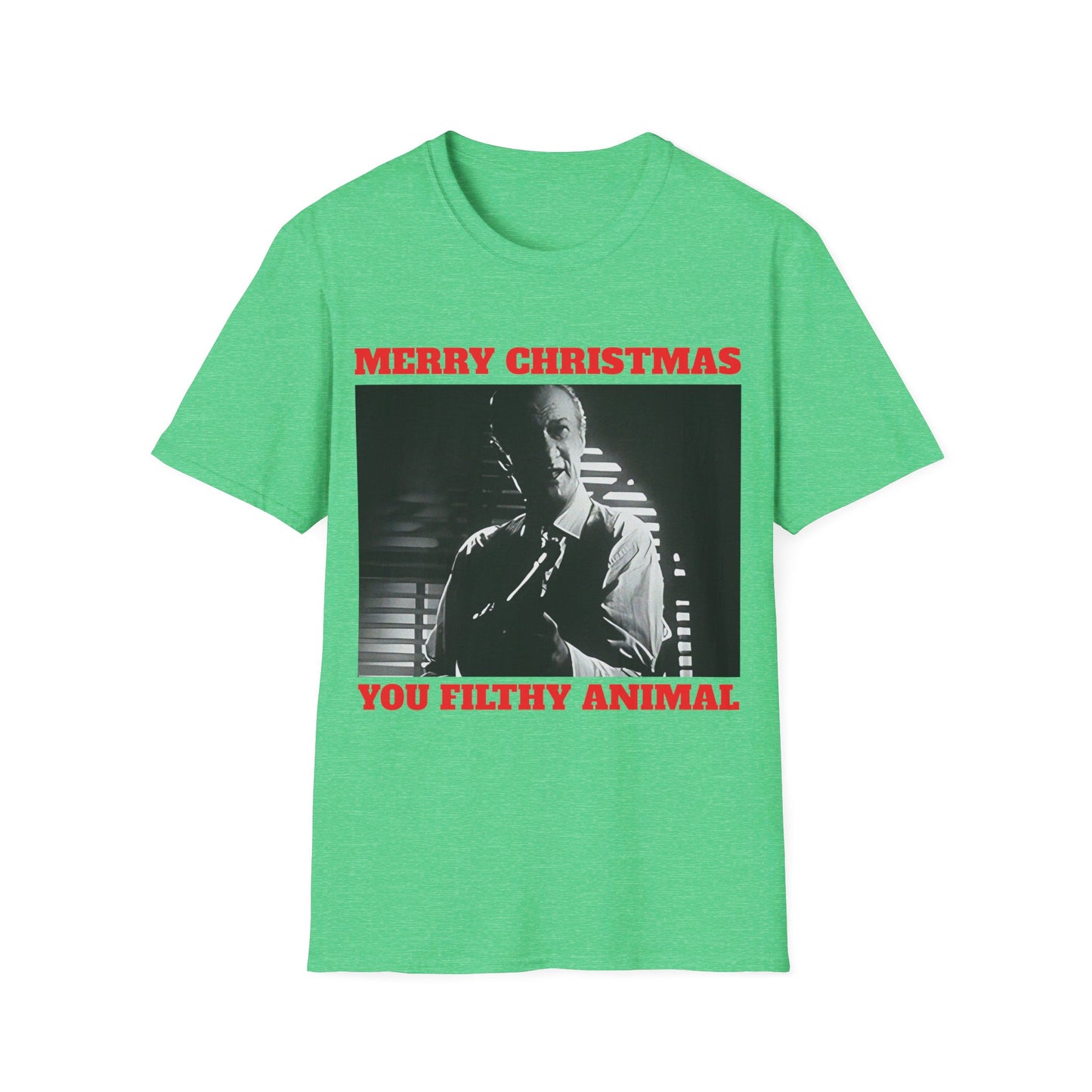 home alone gangster movie merry christmas you filthy animal christmas colours and a happy new year on the back tshirt