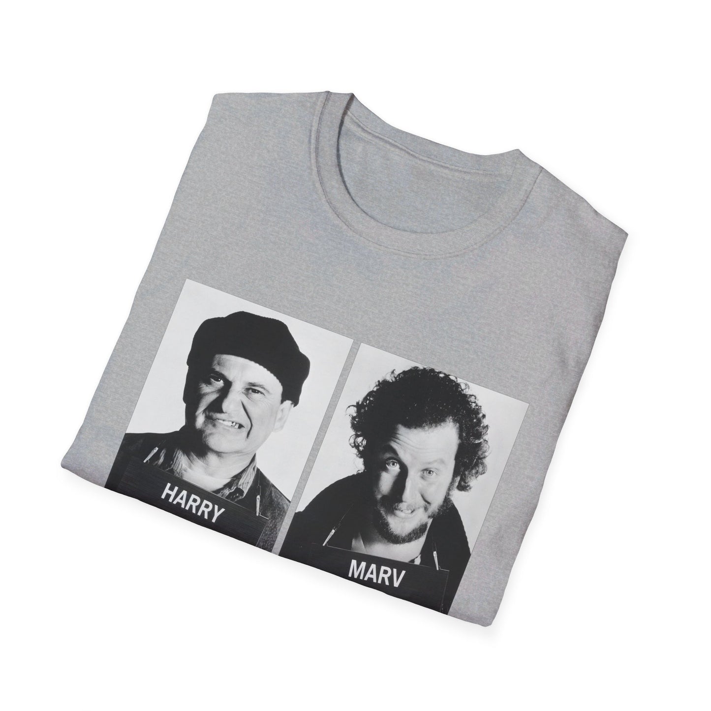 harry and marv wet bandits mugshot tshirt