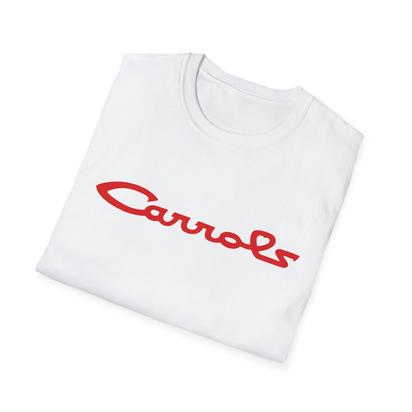 vintage defunct carrols fast food logo tshirt