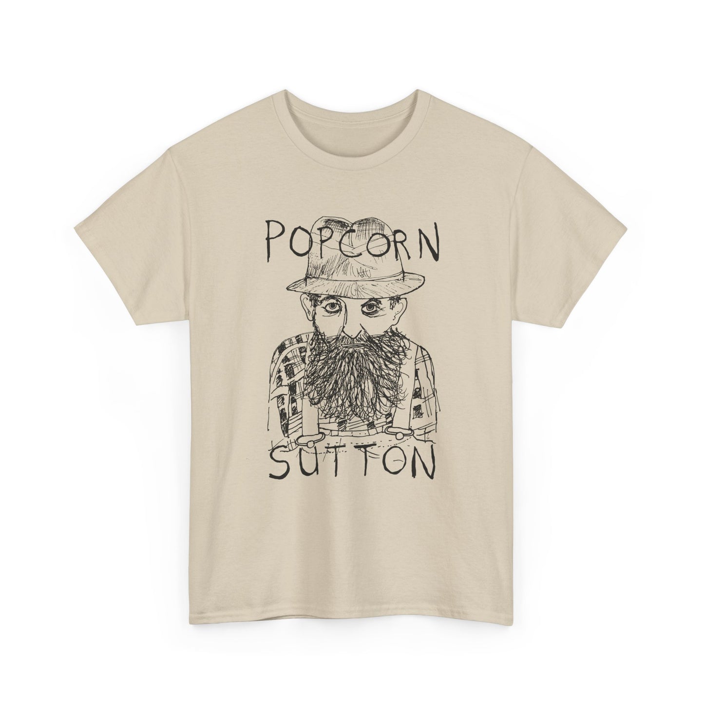 original drawing popcorn sutton fan art tshirt