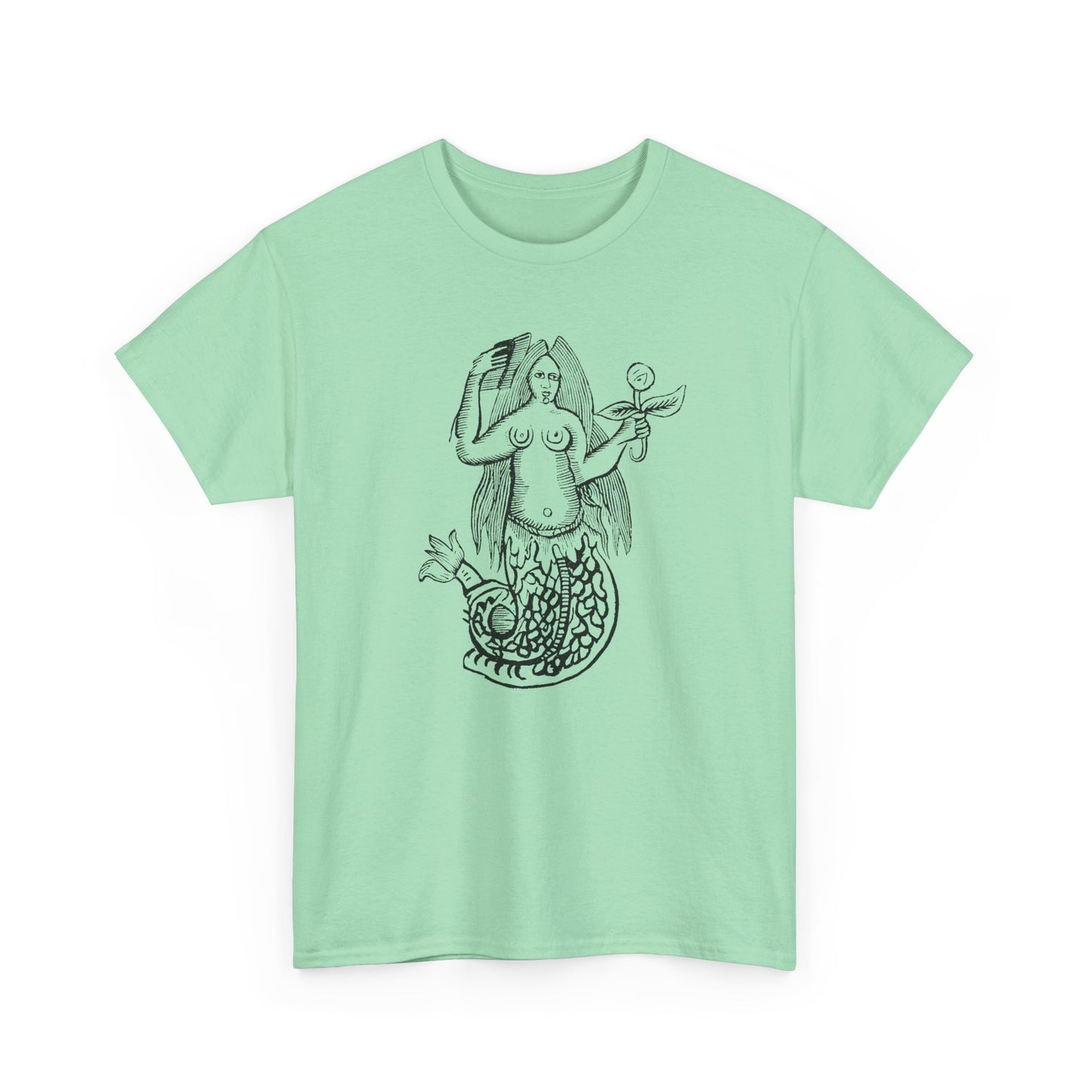 1882 mermaid illustration from the wonder of wonders chap-books of the eighteenth century john ashton tshirt
