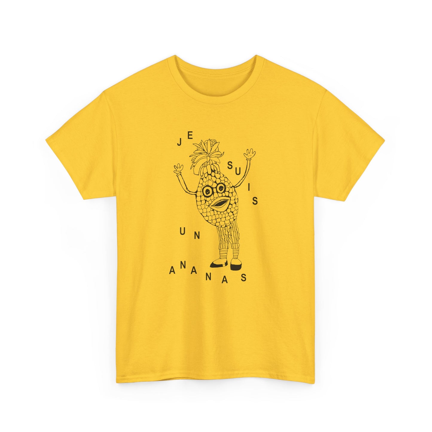 original sketch je suis un ananas téléfrançais! (i am a pineapple) tshirt