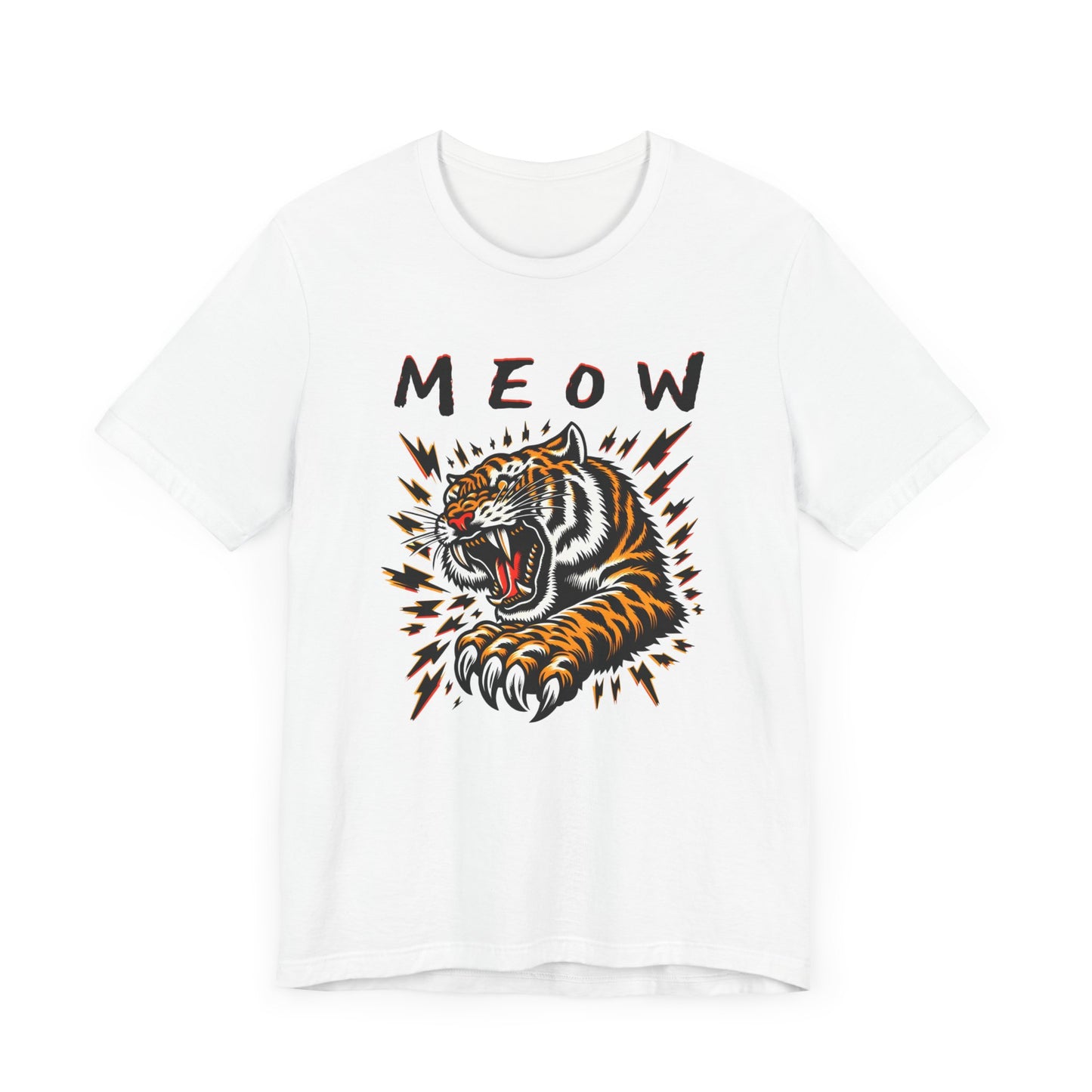 raging tiger meow tshirt