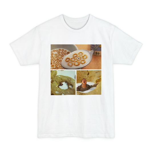 oversized honey, i shrunk the kids 1989 cheerios scene multiple angles unisex tall beefy tshirt