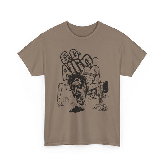 1990s gg allin show poster custom edit tshirt