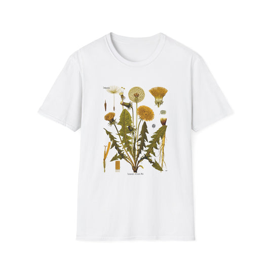 1887 botanical print from kohler's plants taraxacum officinale the common dandelion tshirt