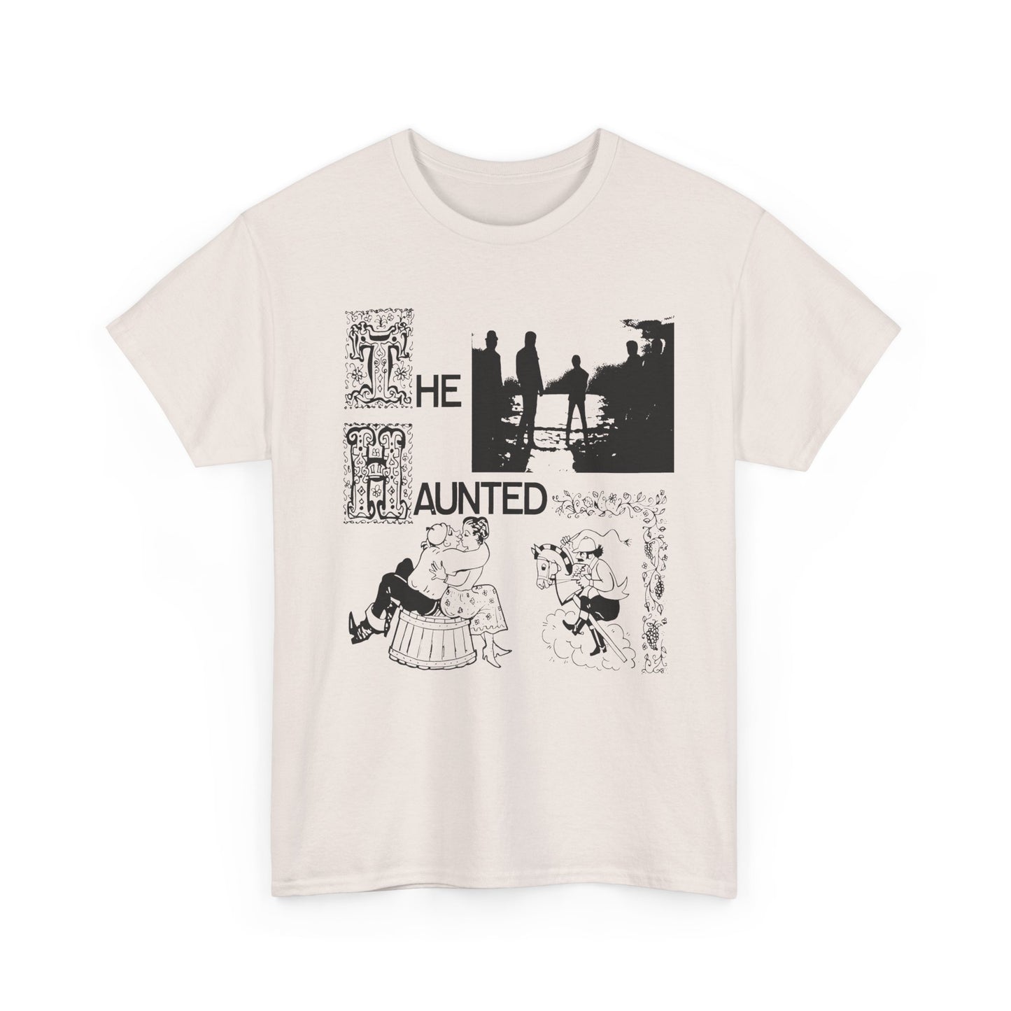 1967 debut album by montreal garage rock band the haunted stretched graphic tshirt