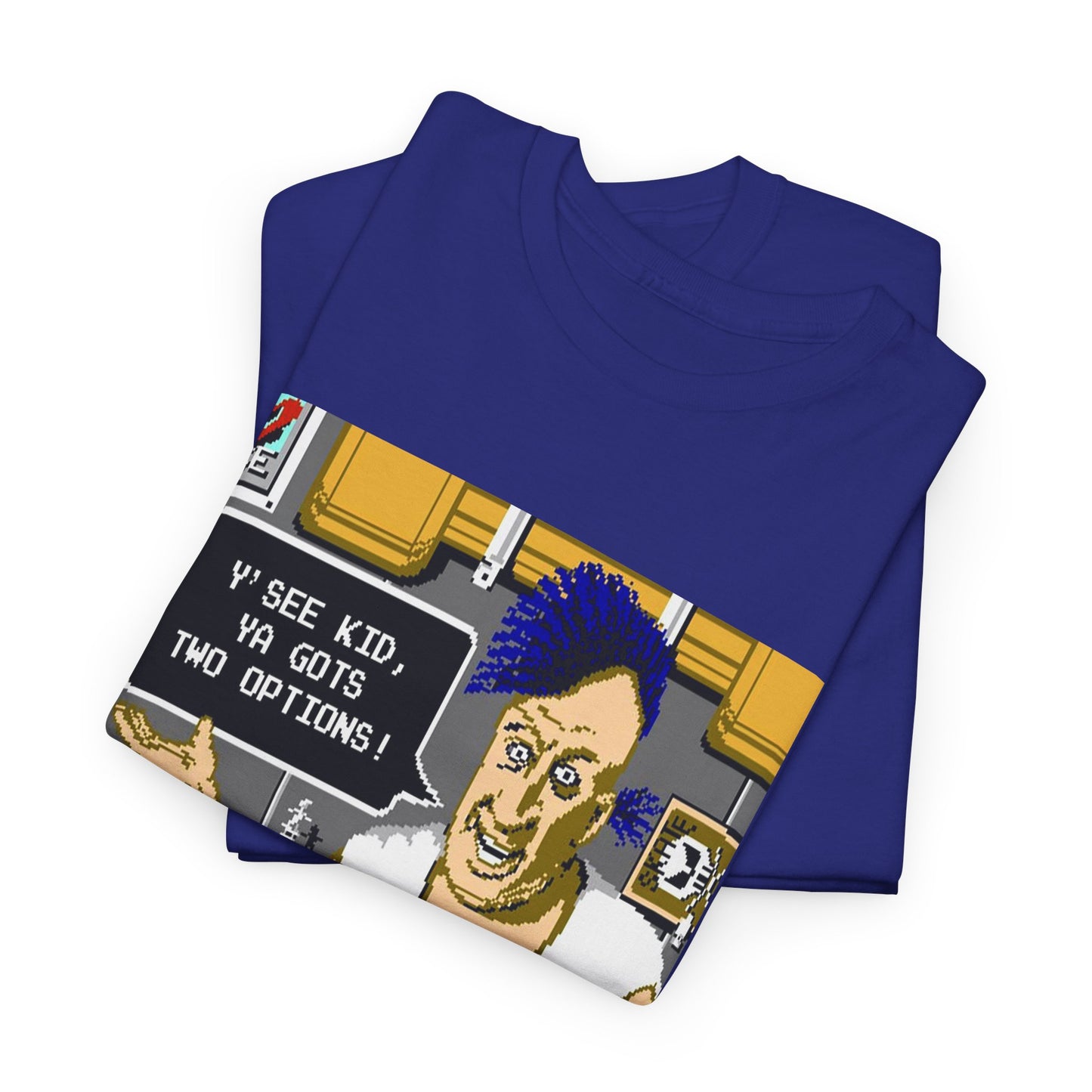 1987 skate or die! video game ya gots two options tshirt