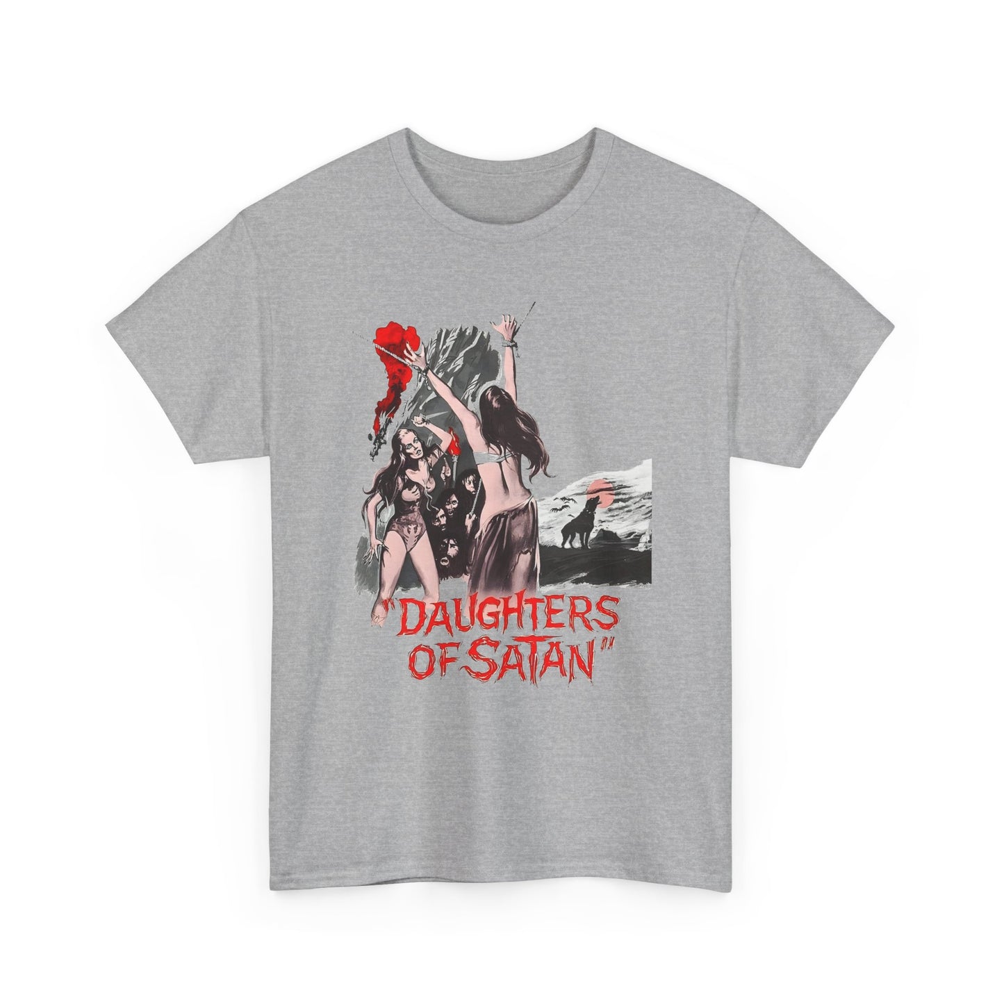 1972 daughters of satan movie poster tshirt