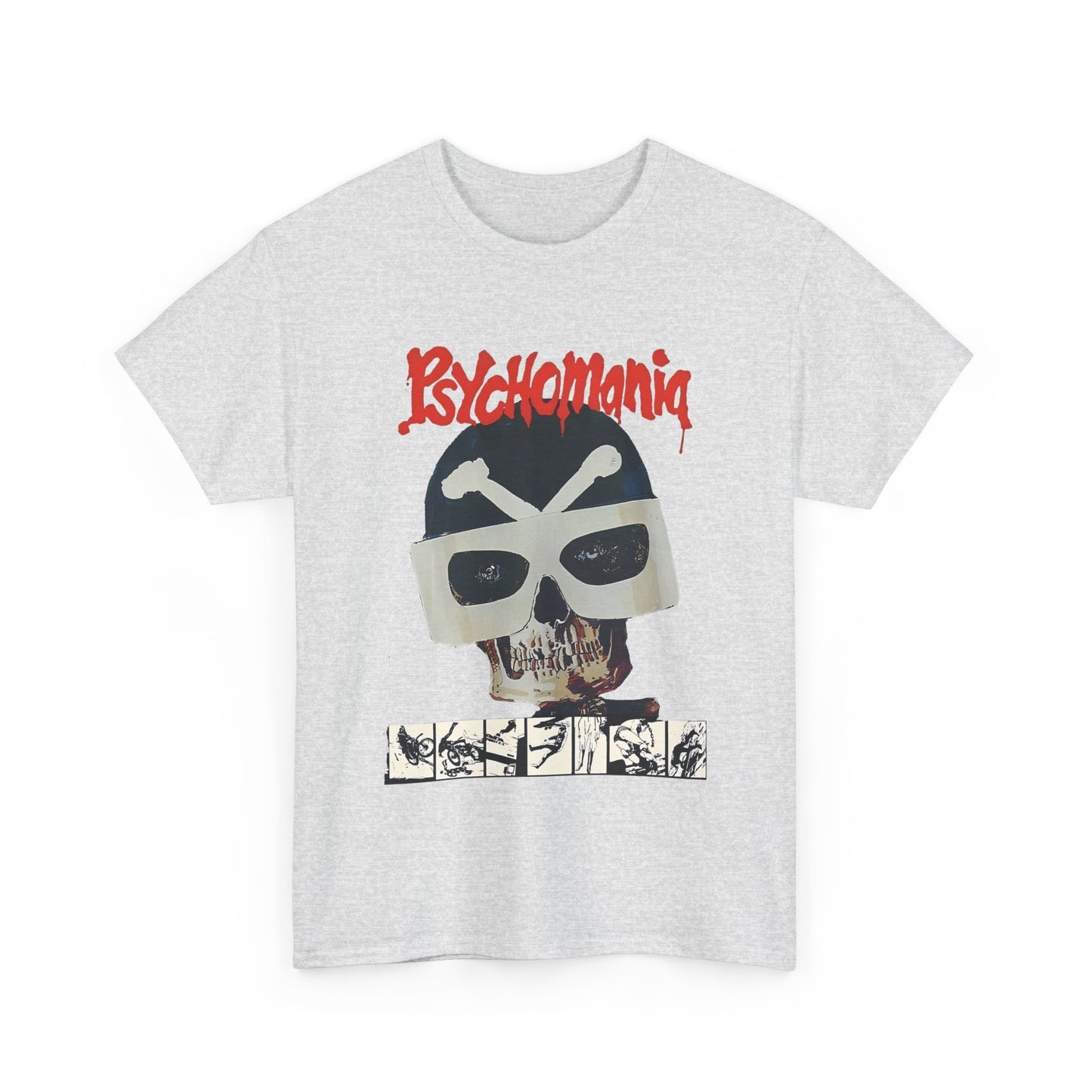 1973 psychomania movie poster no lettering tshirt