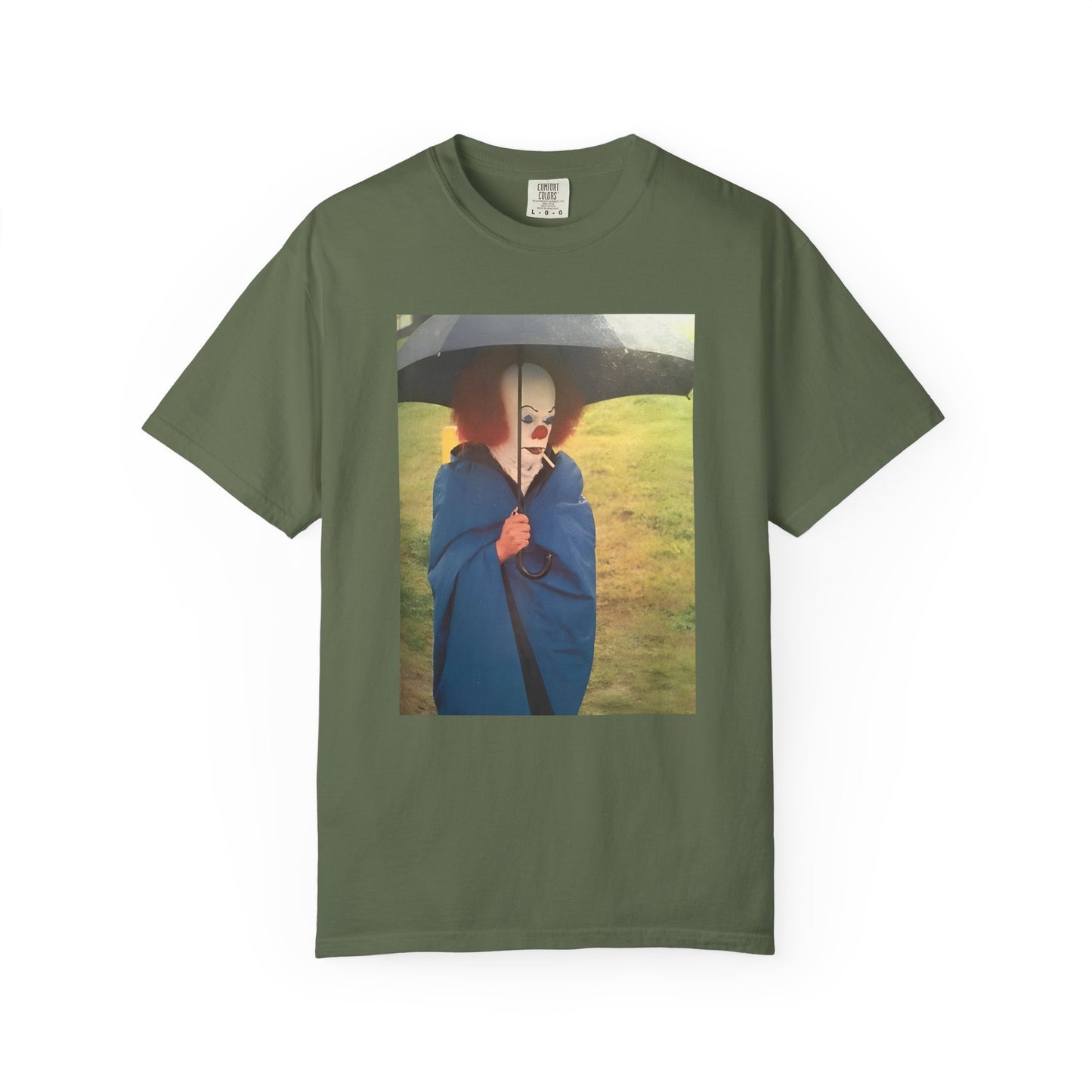 tim curry on it set smoking cigarette tshirt on comfort colors