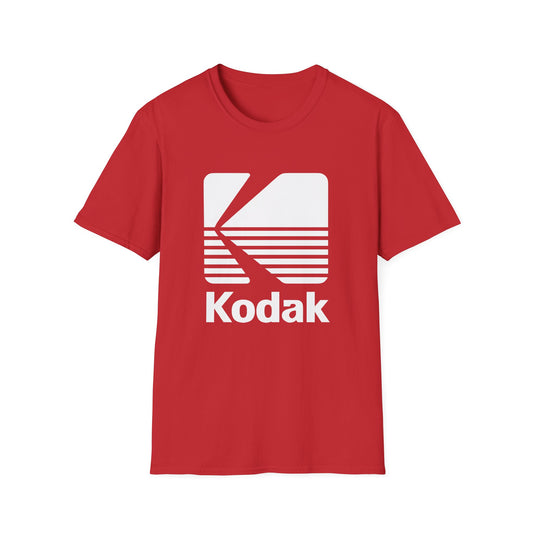 1980s vintage kodak logo in multiple colors tshirt
