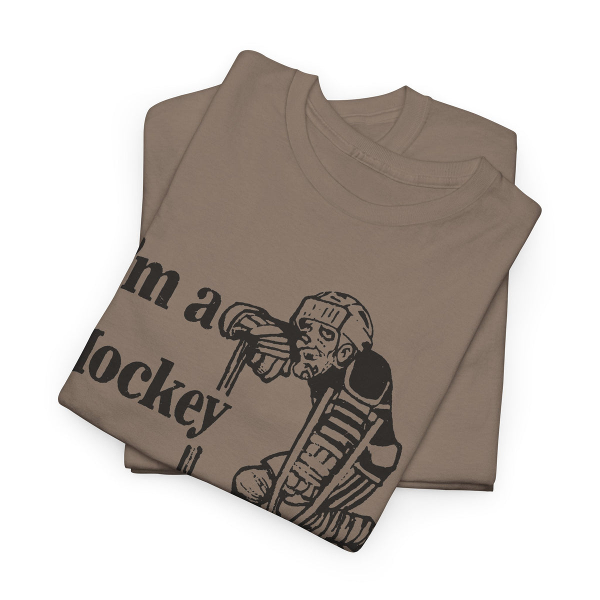 vintage canadian i'm a hockey nut graphic reproduction tshirt