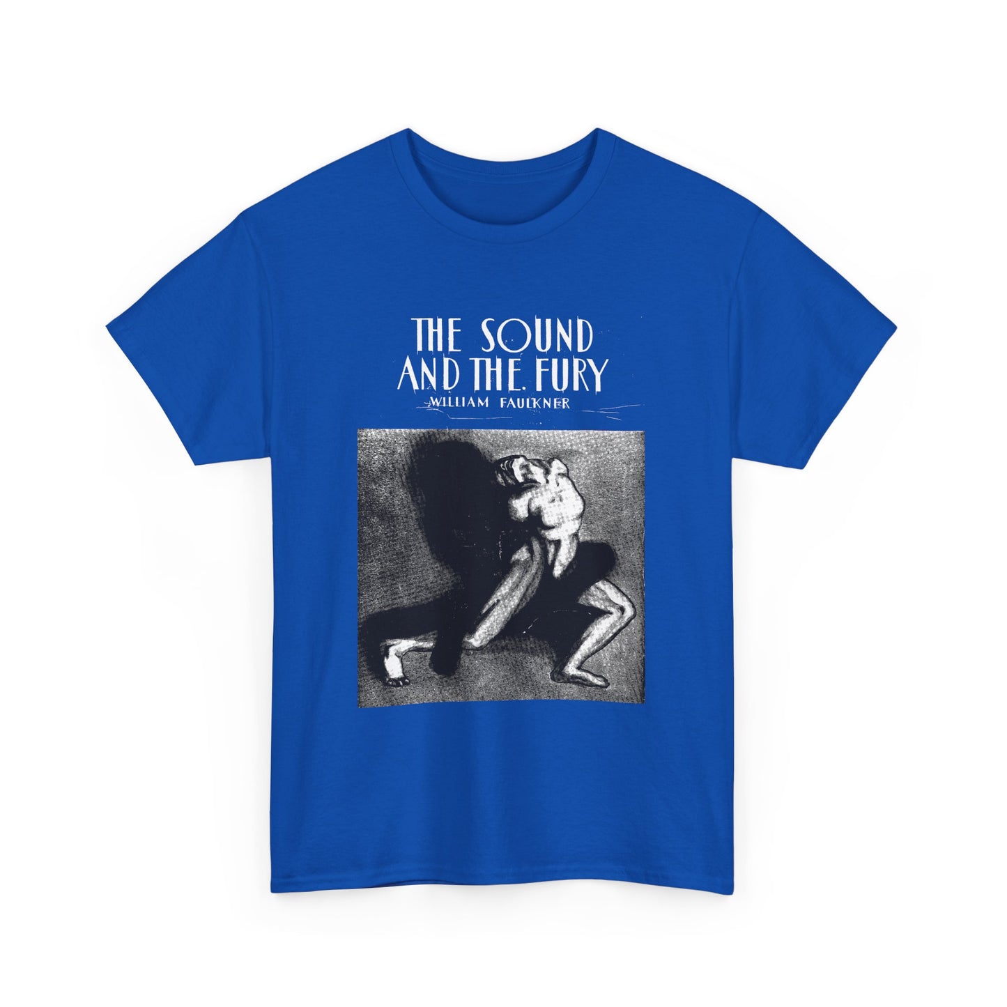 1929 the sound and the fury by william faulkner book cover edit tshirt