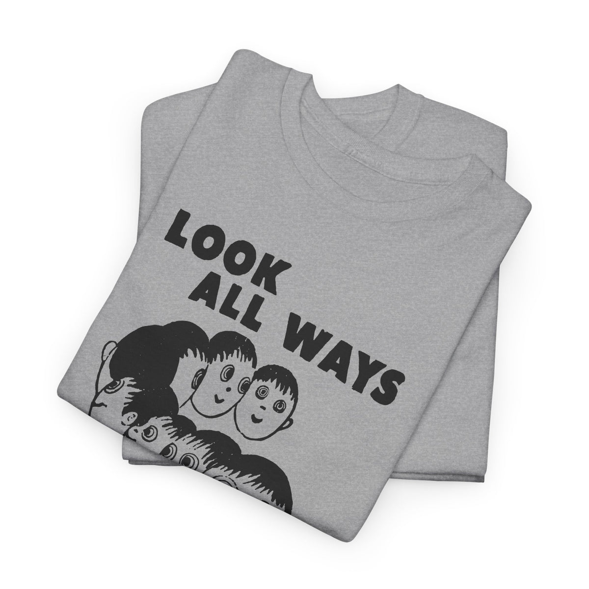 1961 daily tribune wisconsin rapids newspaper look all ways before crossing safety illustration tshirt