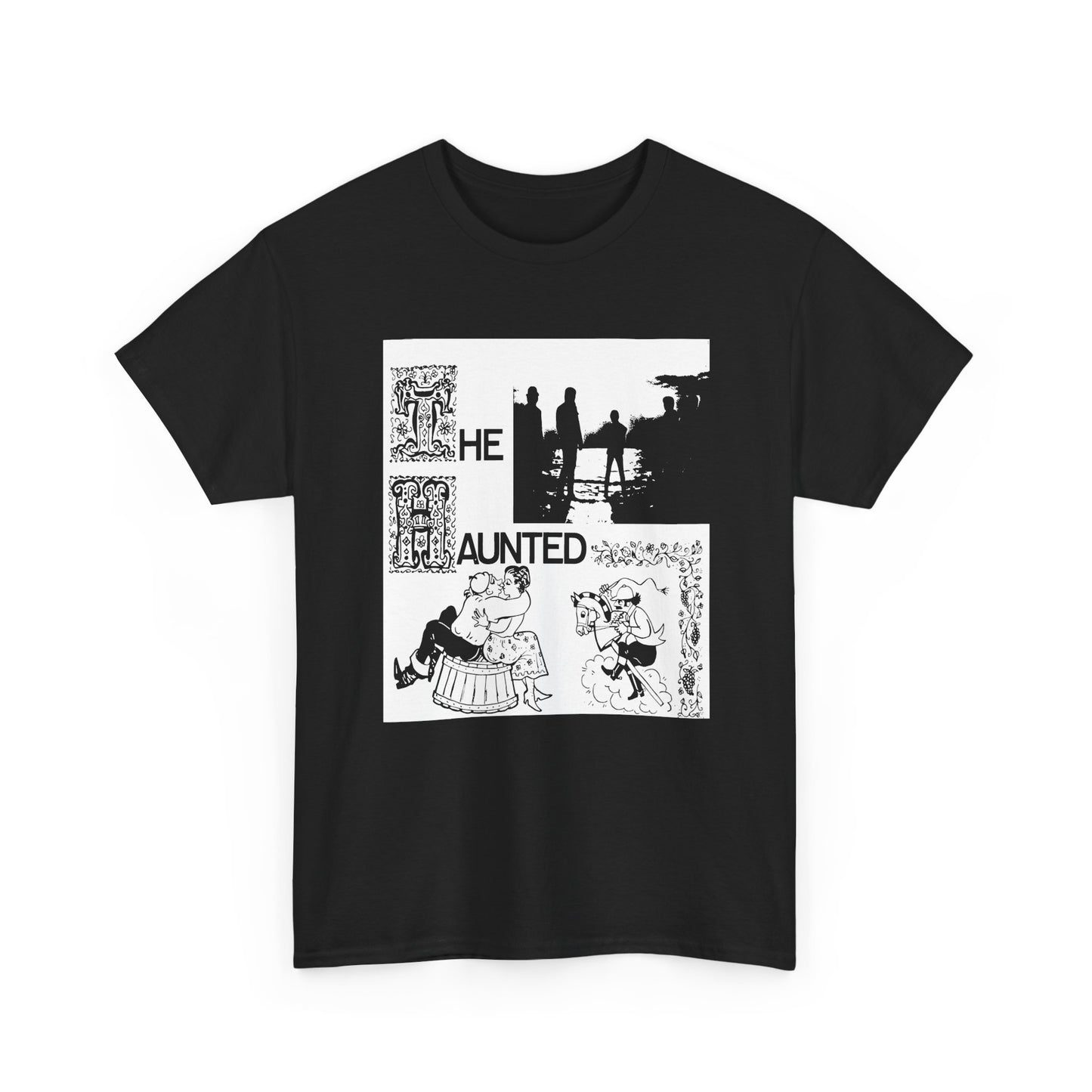 1967 debut album by montreal garage rock band the haunted stretched graphic tshirt
