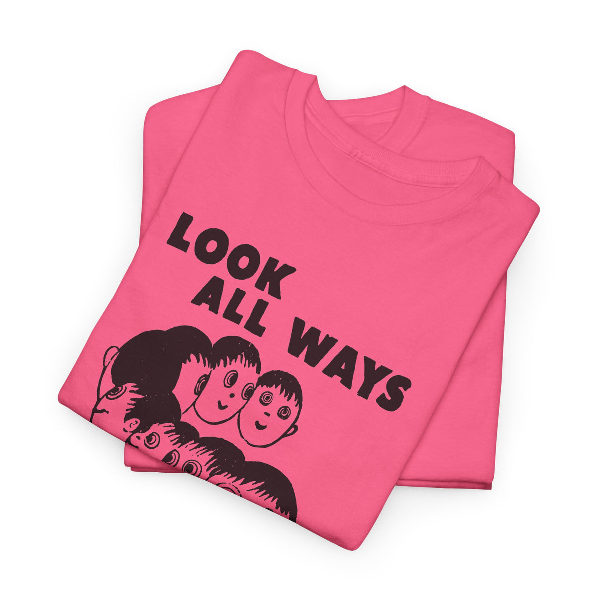 1961 daily tribune wisconsin rapids newspaper look all ways before crossing safety illustration tshirt