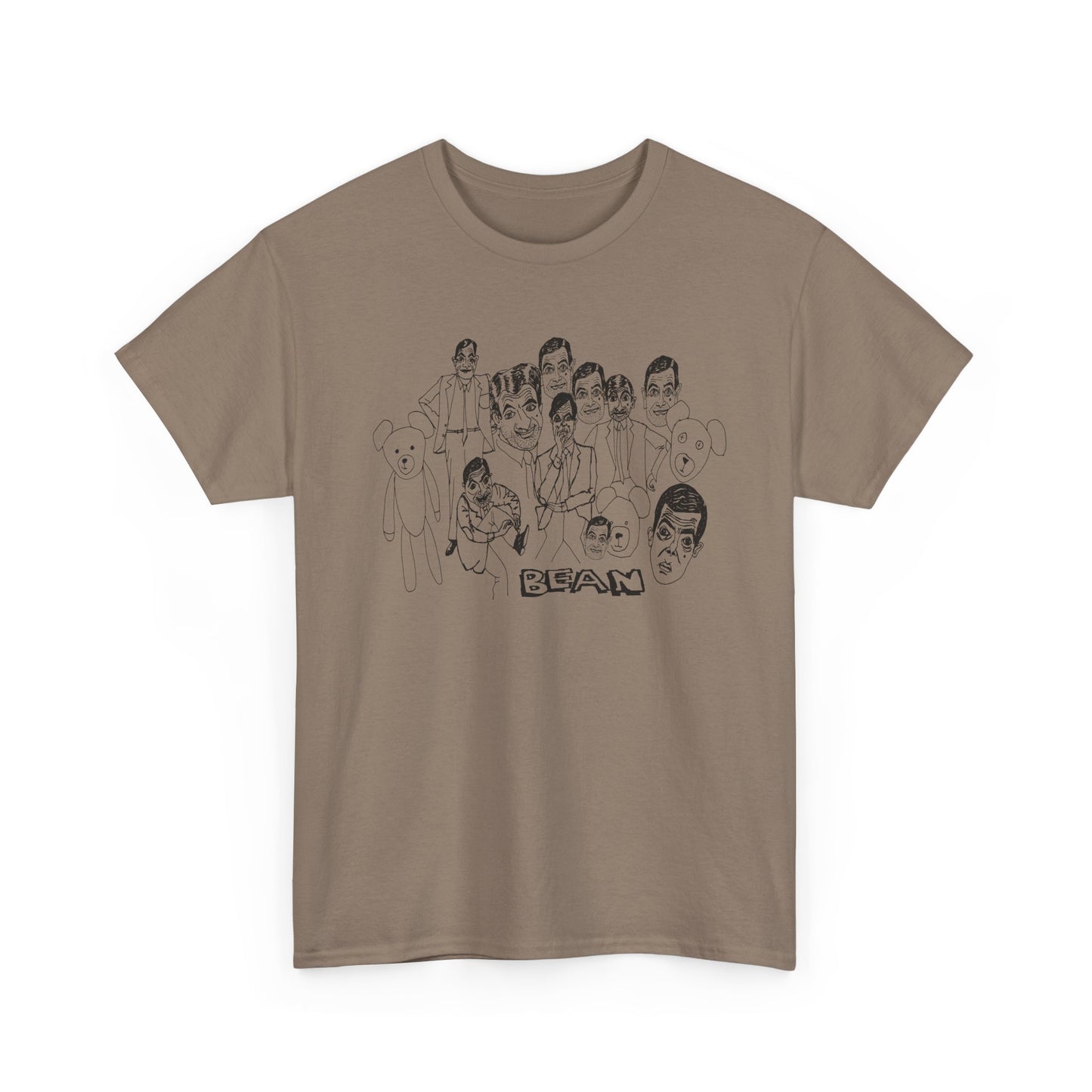 scary mr bean original drawing tshirt
