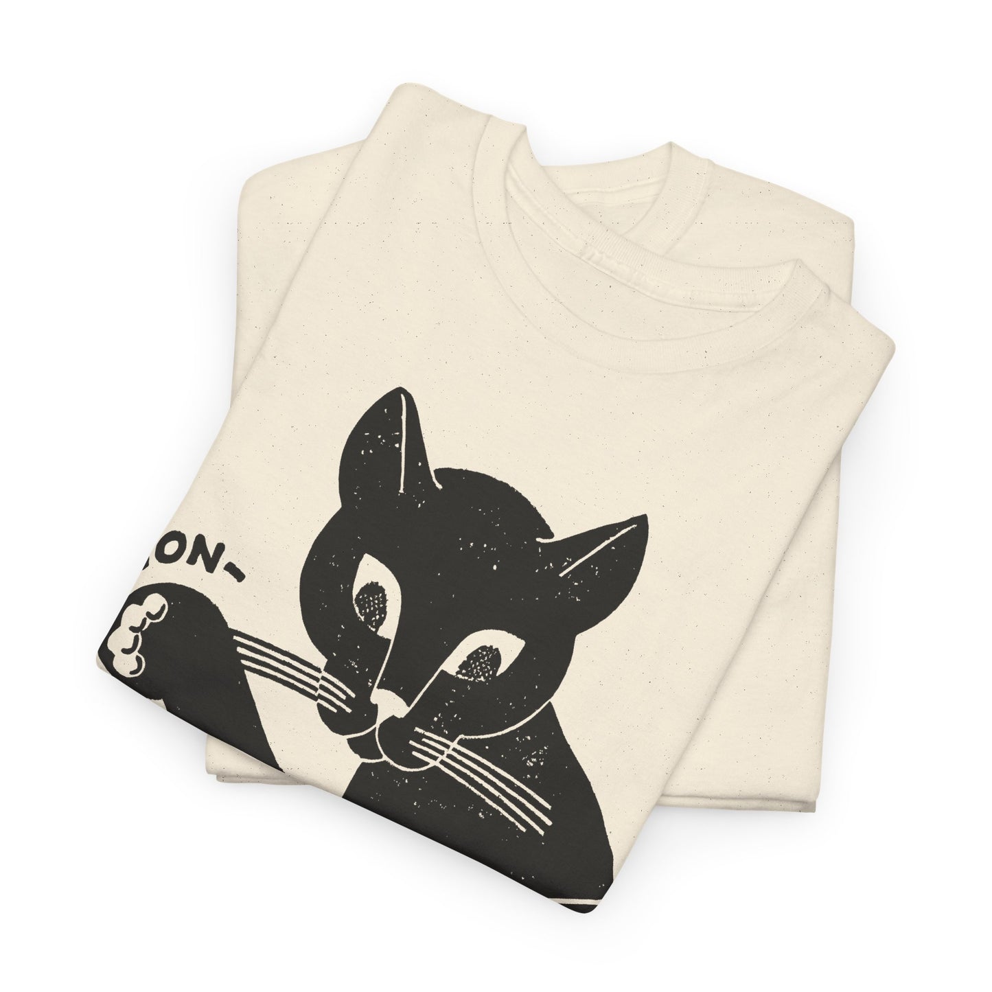1940s cat's paw rubber heels and soles shoe company logo reproduction tshirt