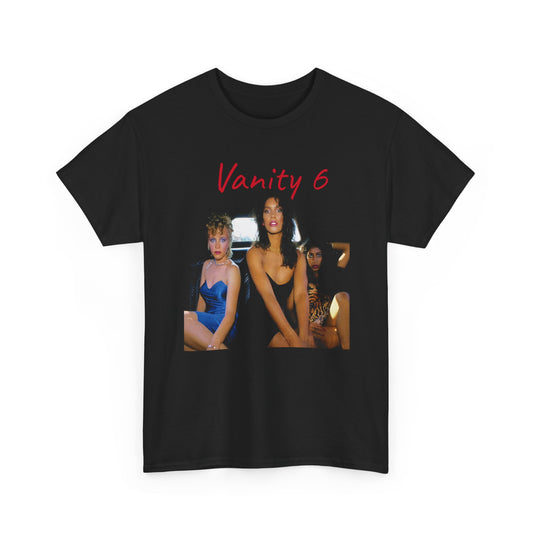 vanity 6 in a limousine tshirt