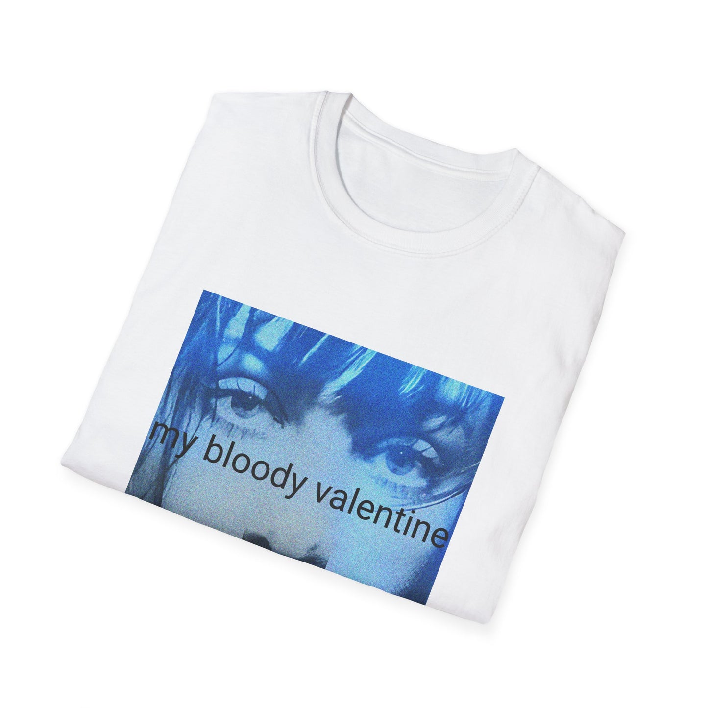 my bloody valentine belinda butcher close up in blue tshirt