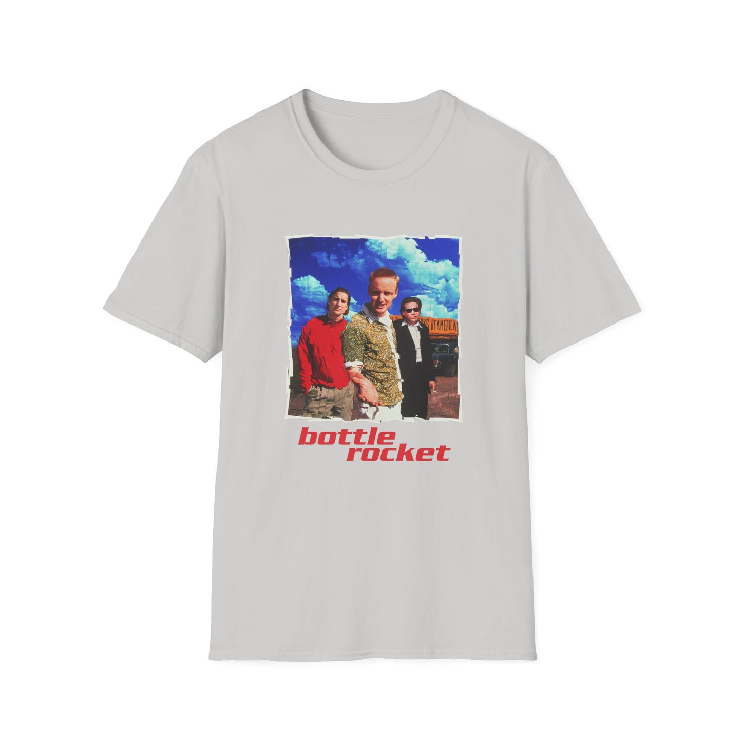 bottle rocket movie poster tshirt