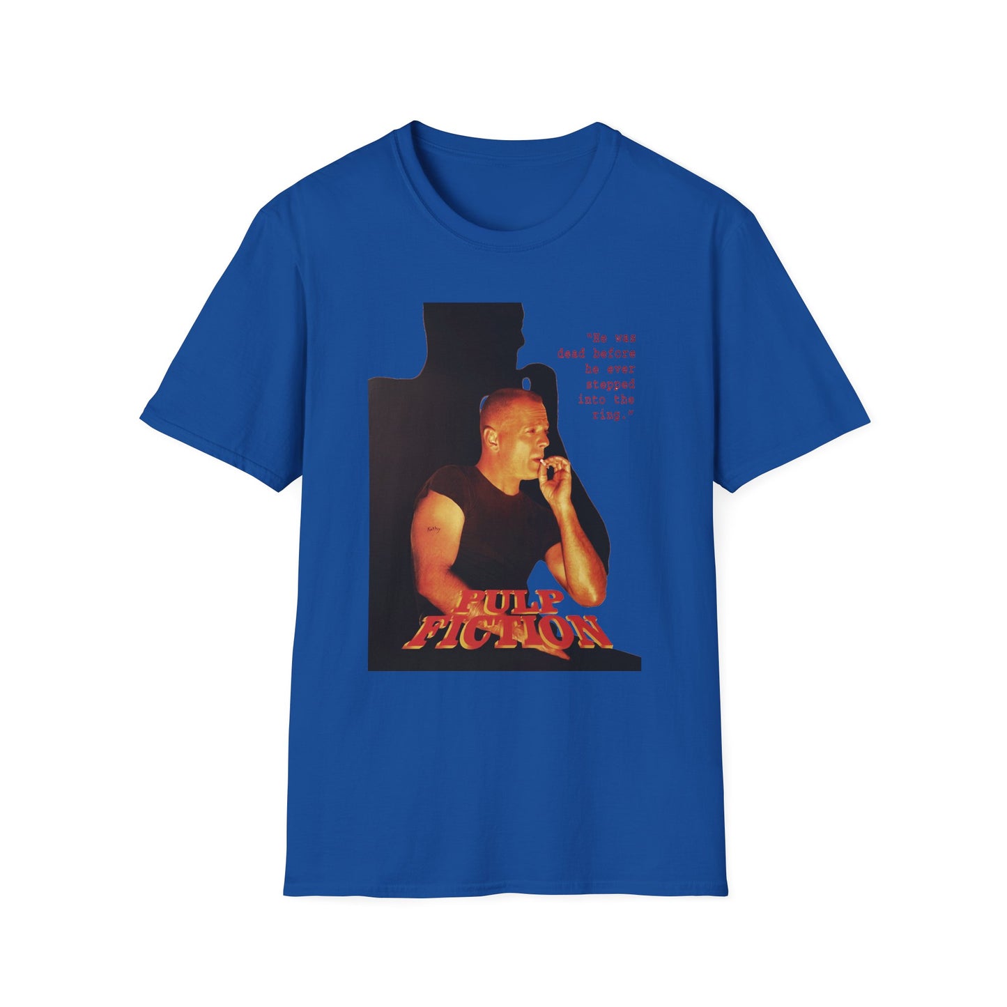 bruce willis pulp fiction the boxer tshirt