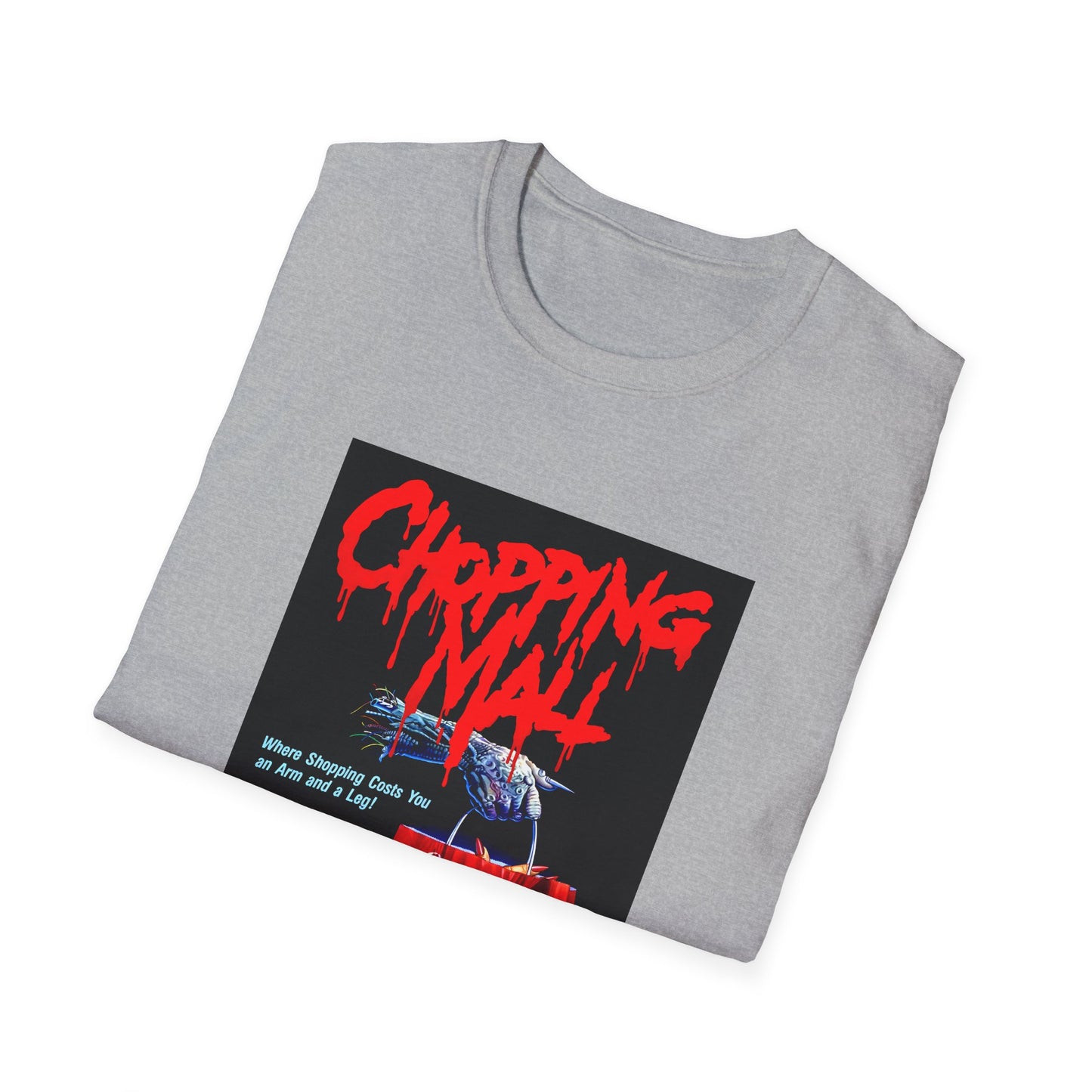 chopping mall 1986 poster colored tshirt