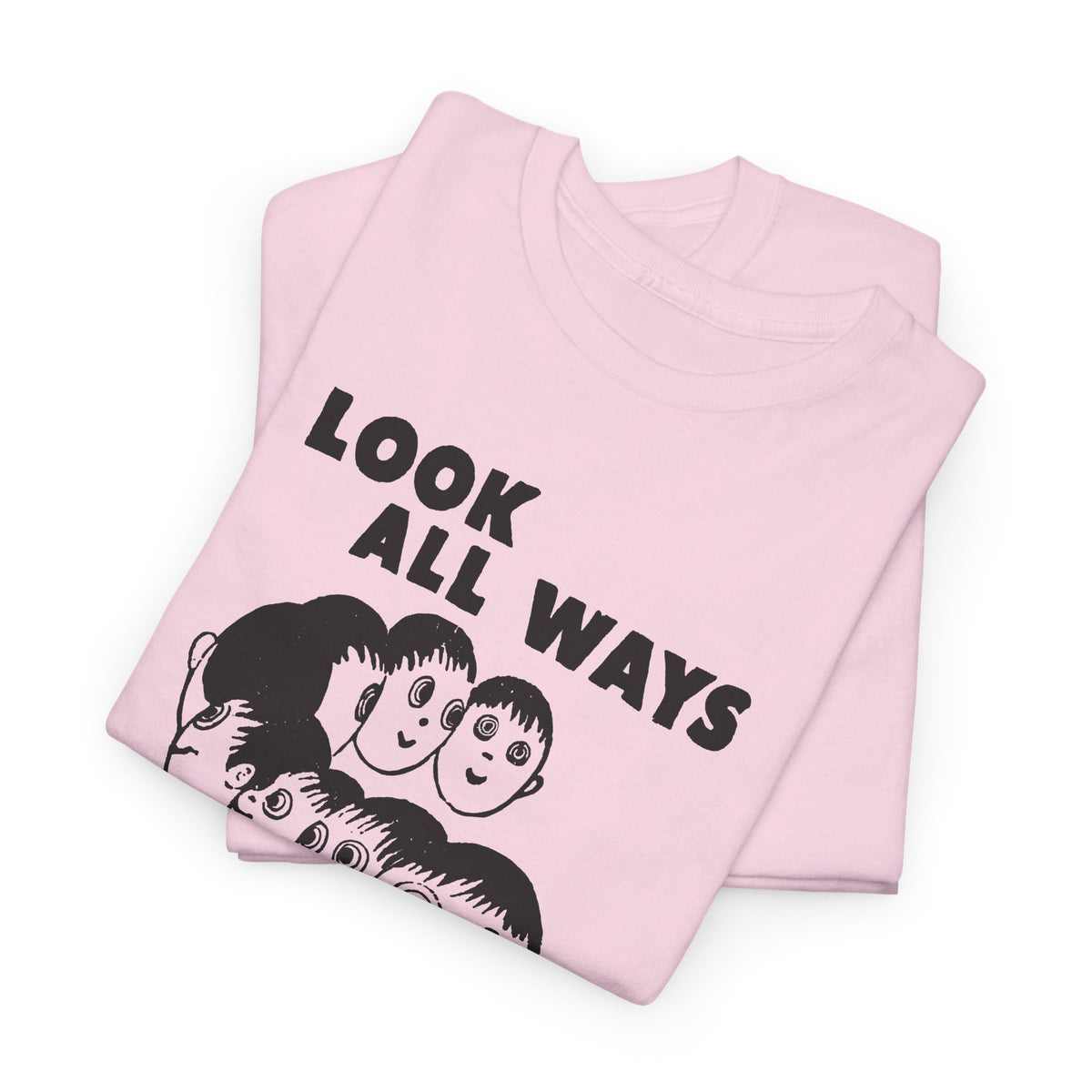 1961 daily tribune wisconsin rapids newspaper look all ways before crossing safety illustration tshirt