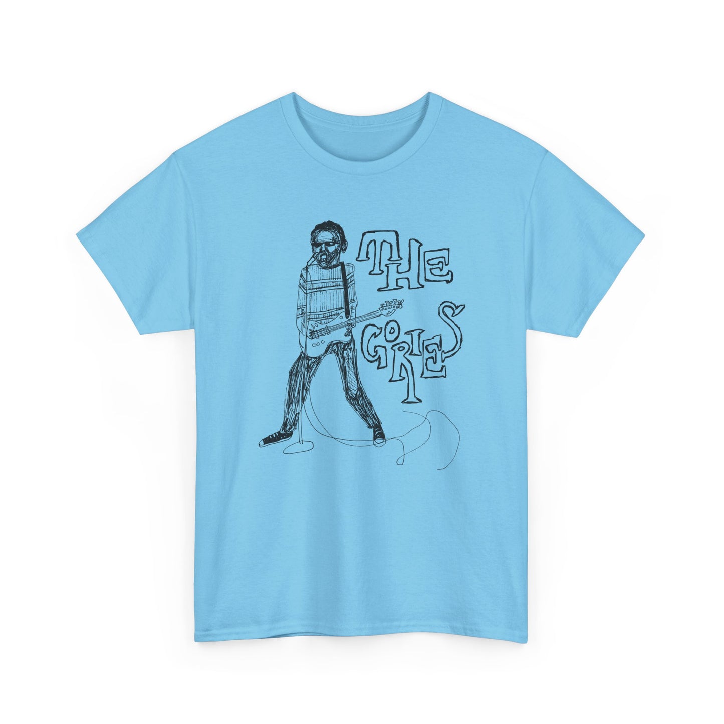 the gories detroit garage punk fan art sketch tshirt