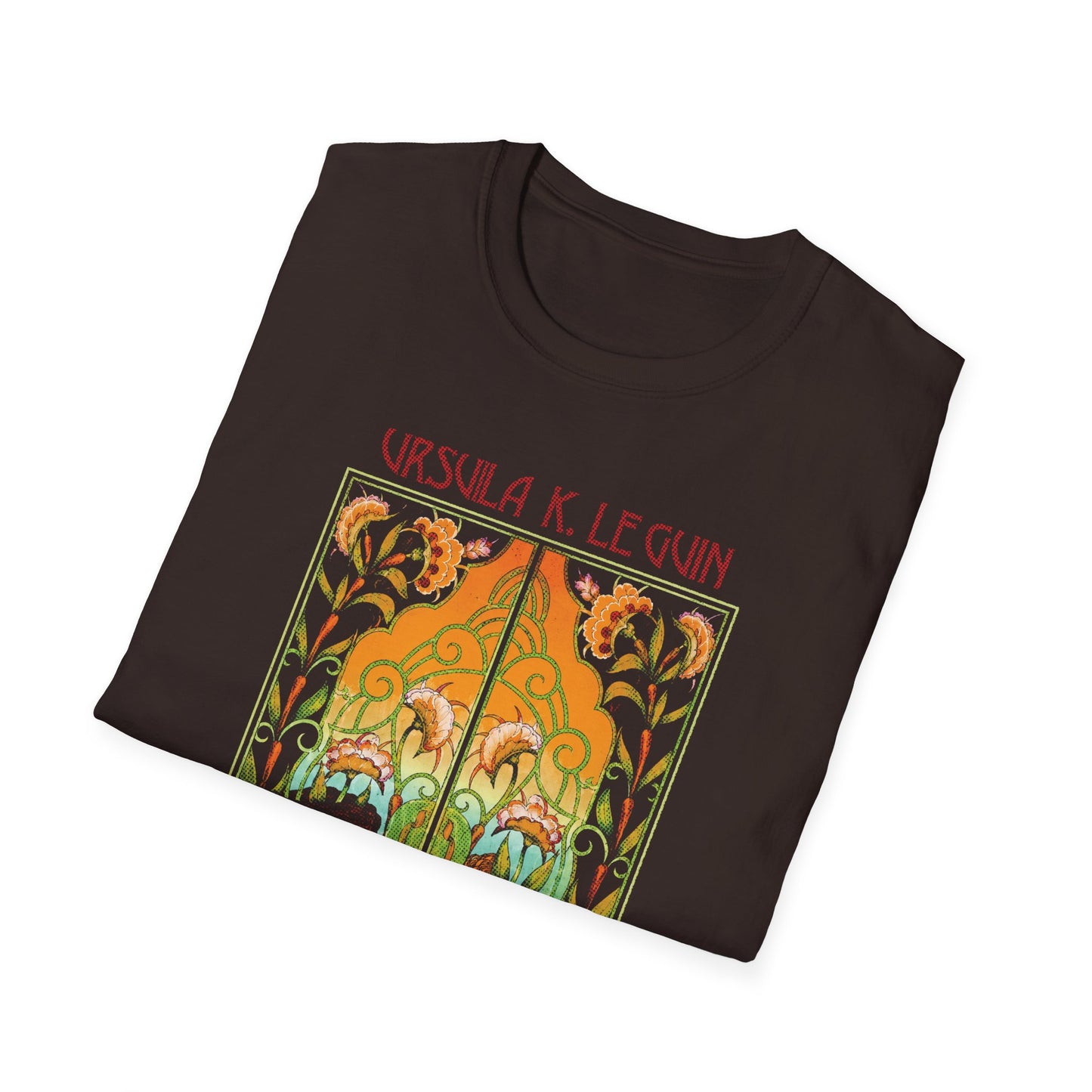 1980 science fiction book the beginning place ursula k le guin book cover tshirt