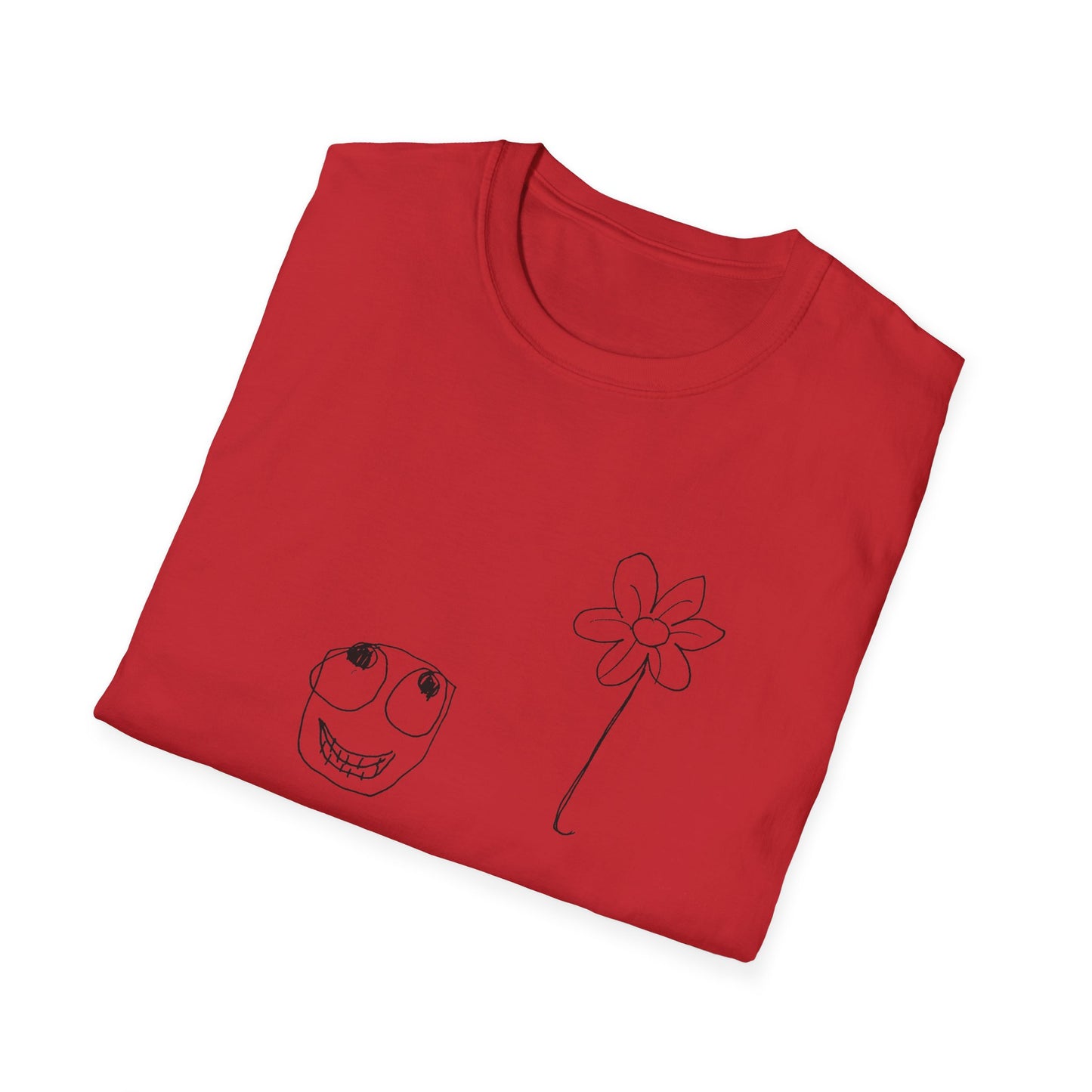 original drawing happy little guy tshirt