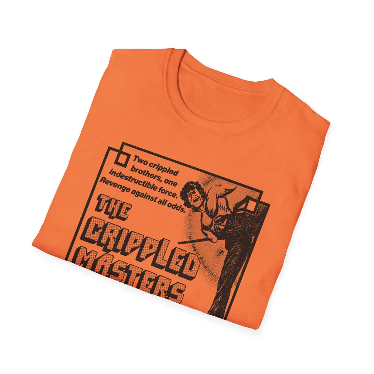 1979 hong kong martial arts film the crippled masters newspaper advertisement tshirt