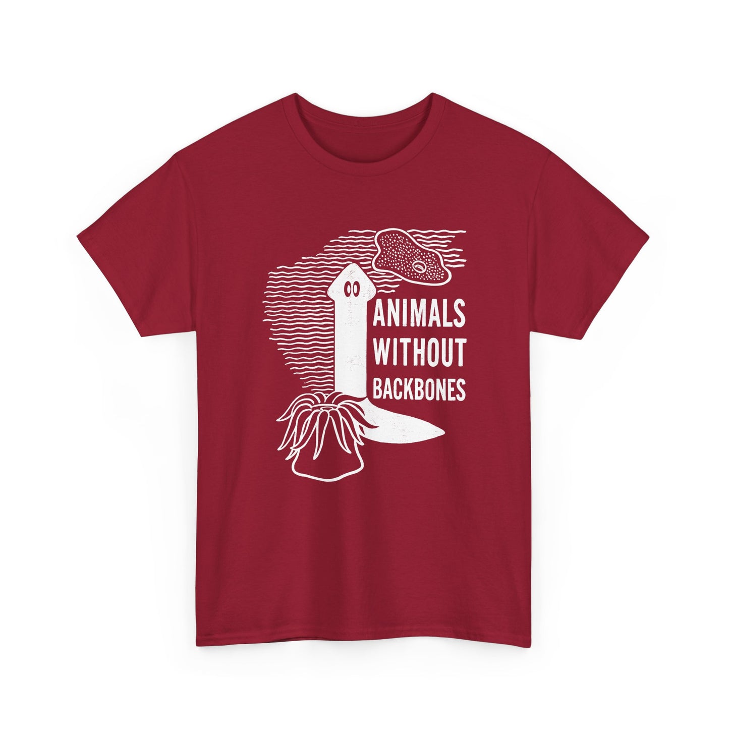 1976 second edition of animals without back bones by ralph buchsbaum book cover tshirt