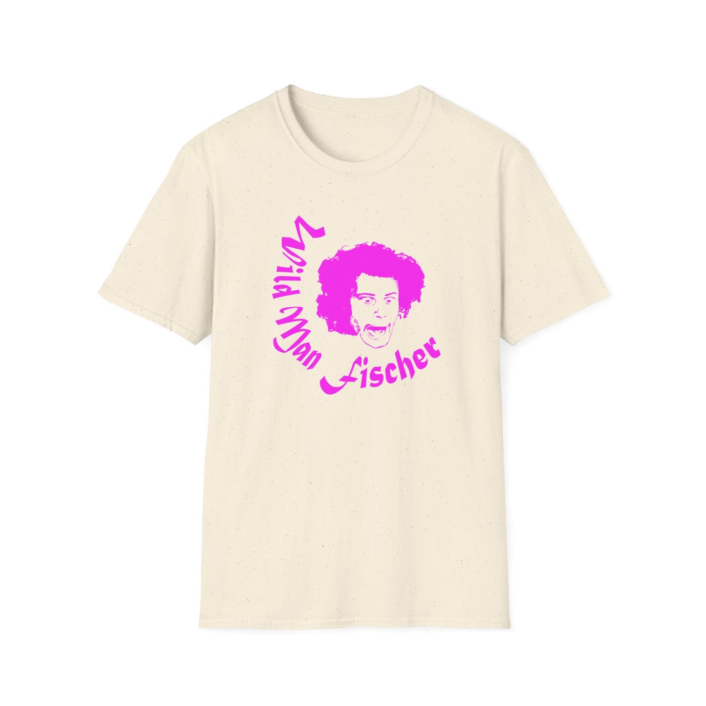 wild man fischer pink stencil tshirt