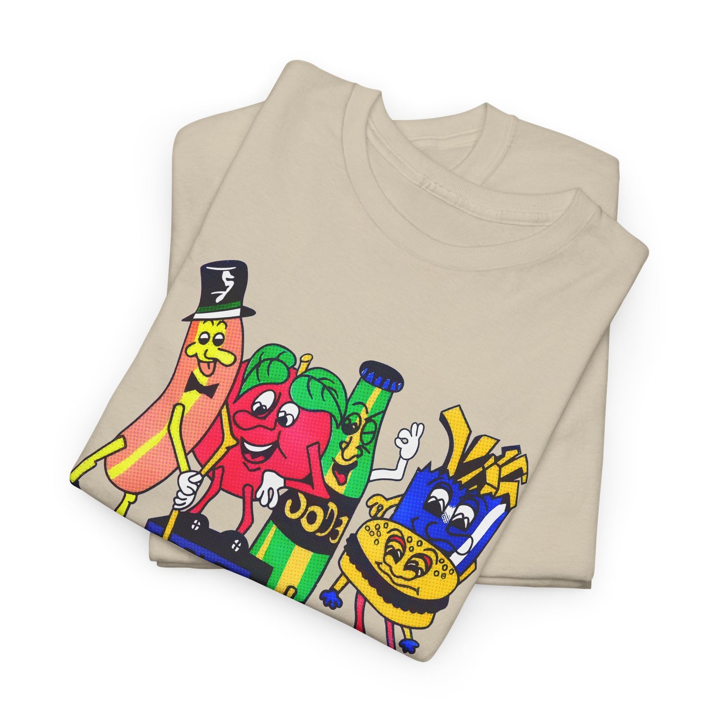 vintage the munchies cartoon illustration reproduction tshirt