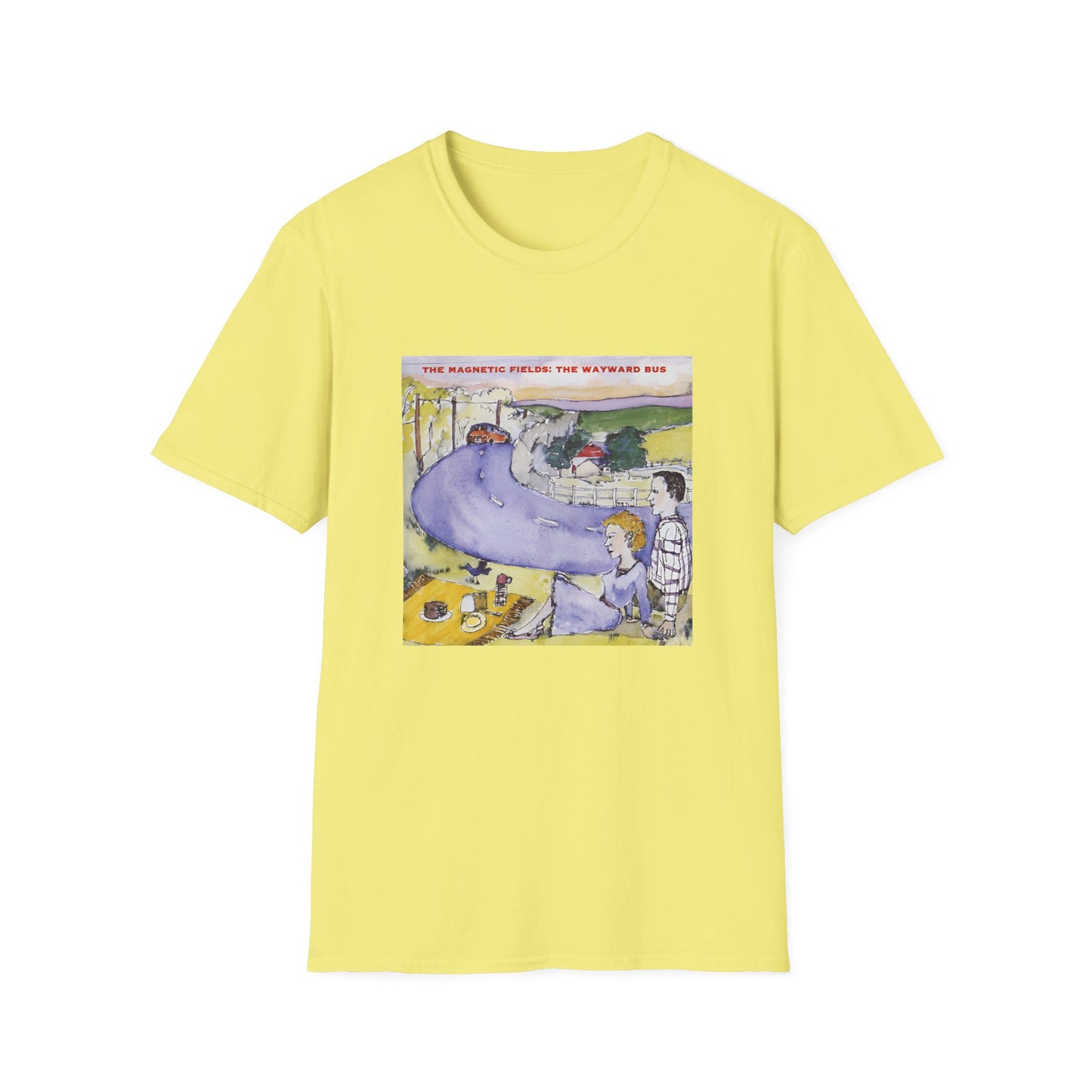 the magnetic fields 1992 the wayward bus album tshirt