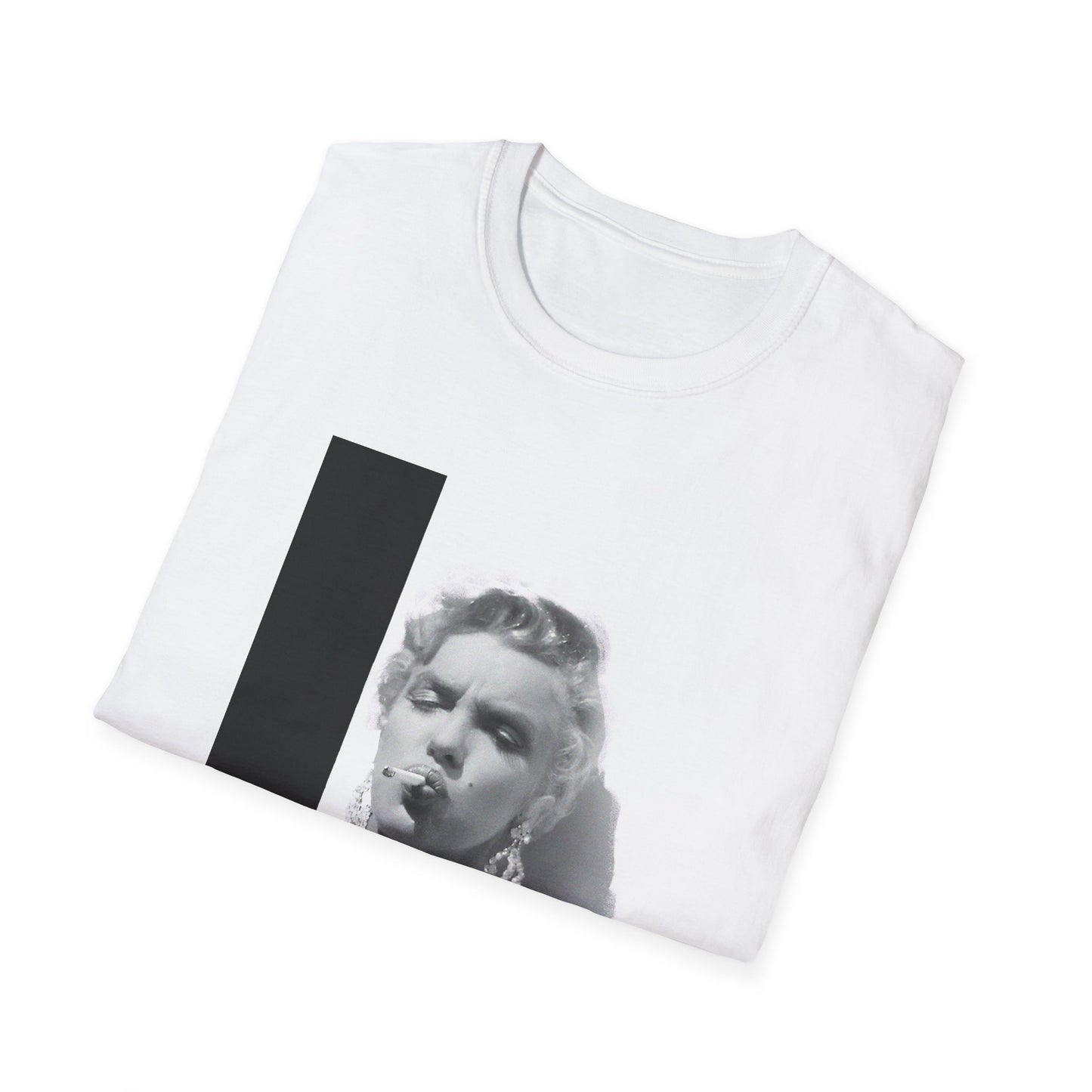marilyn monroe smoking a cigarette tshirt