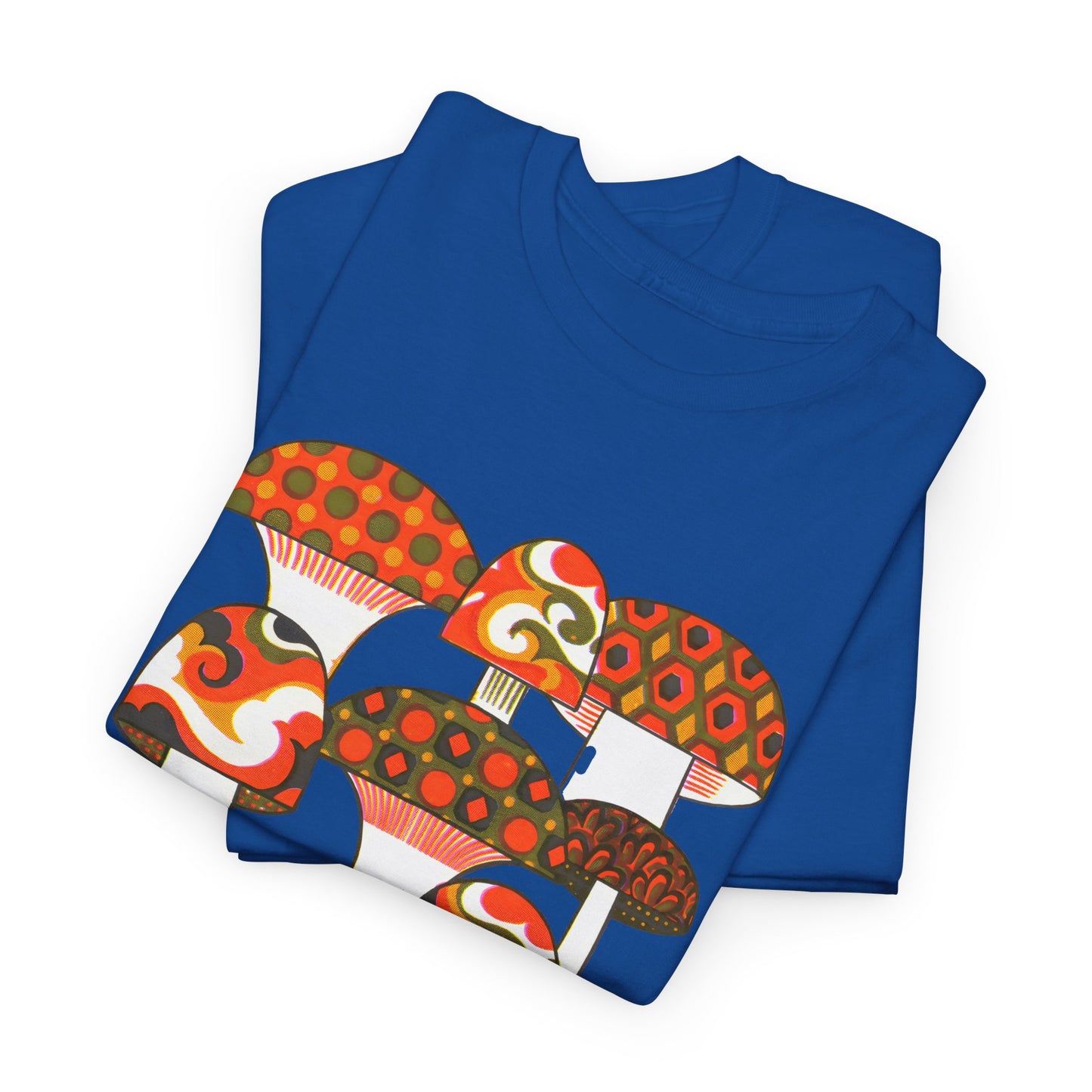 1970s mushrooms by george briard tshirt