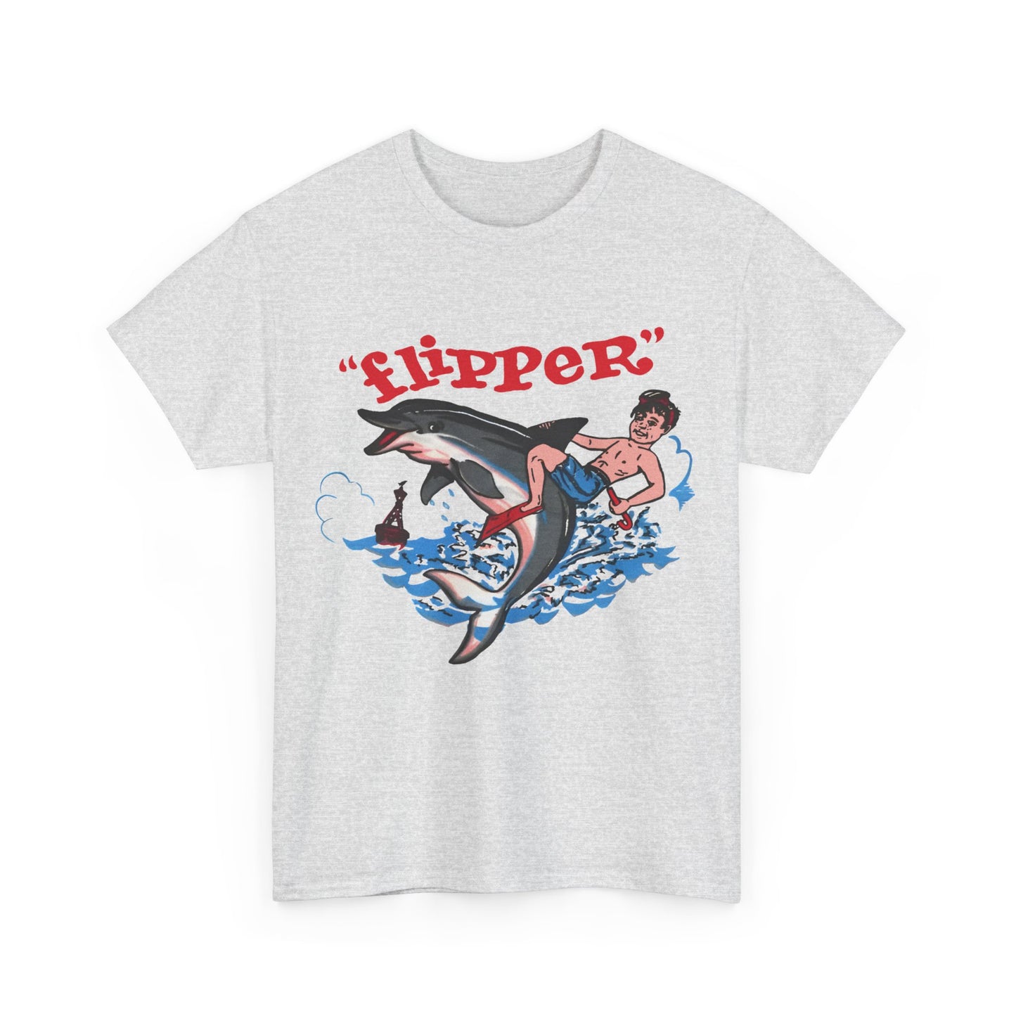 1960s miami seaquarium flipper the dolphin vintage reproduction tshirt