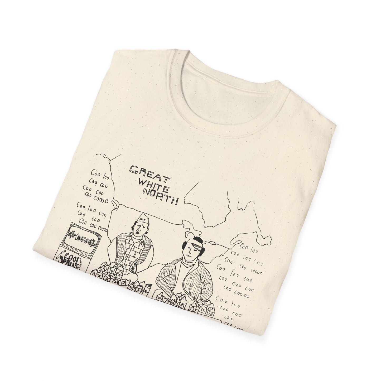 original drawing of bob and doug mckenzie tshirt