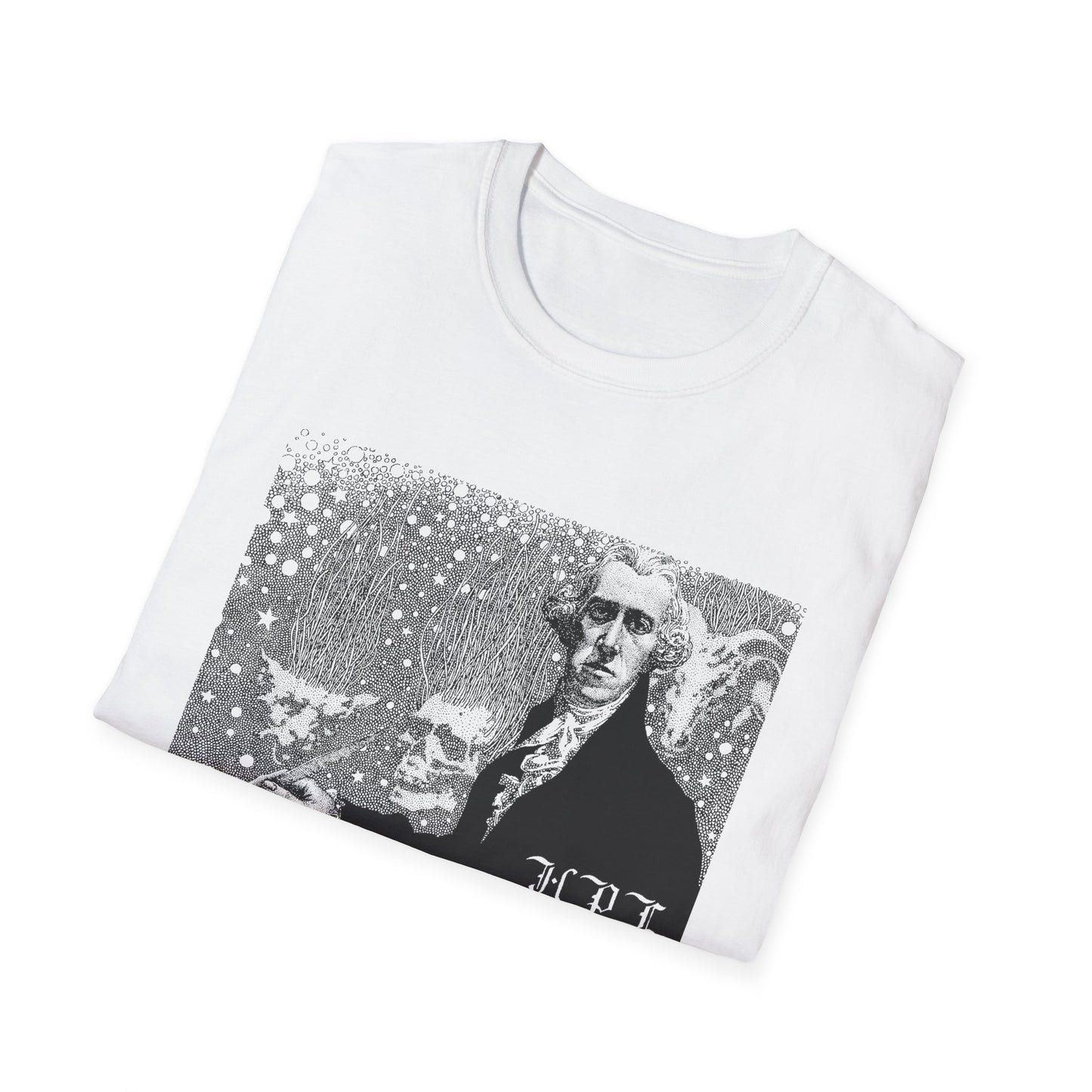 1937 illustration of hp lovecraft by virgil finlay tshirt