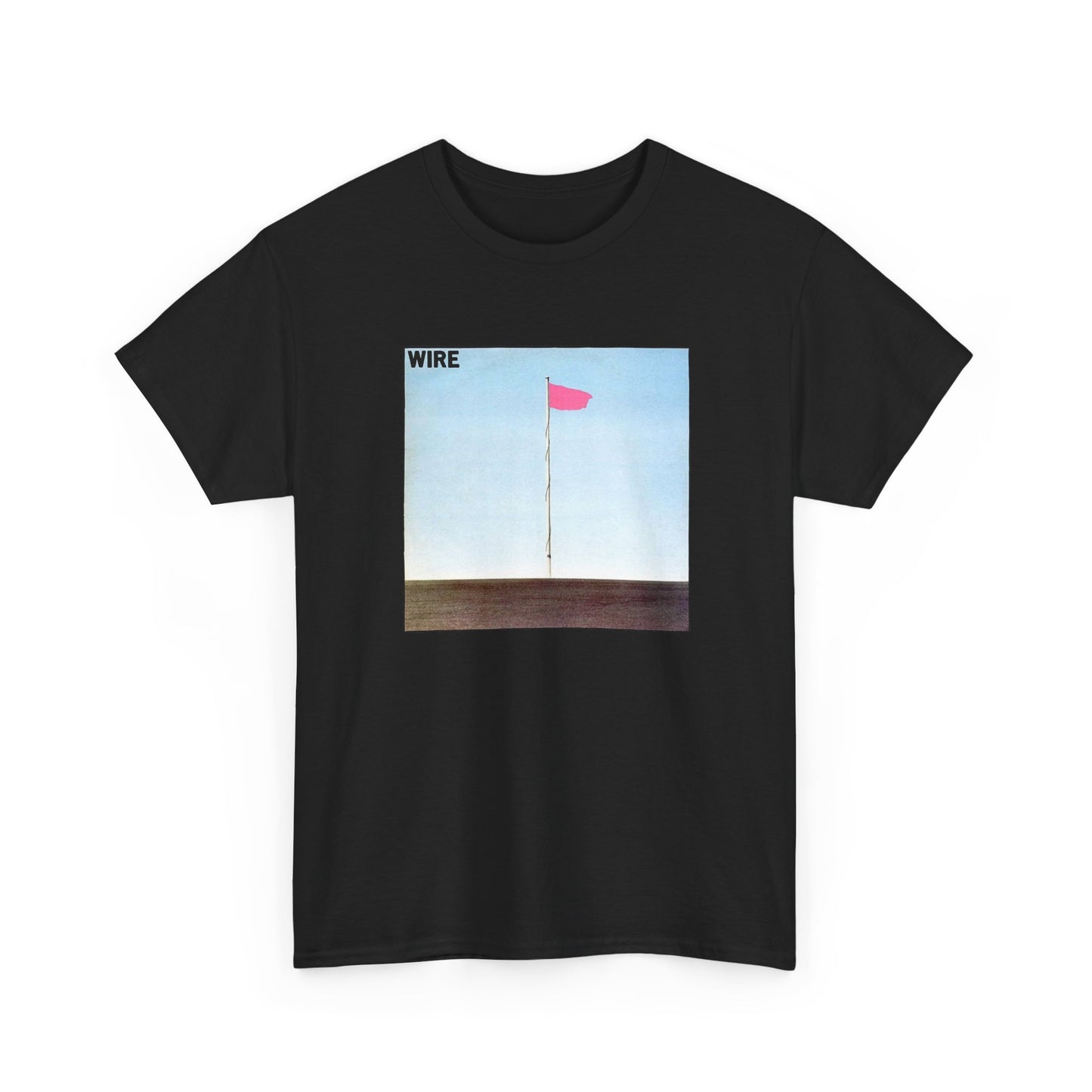wire 1977 pink flag album cover tshirt