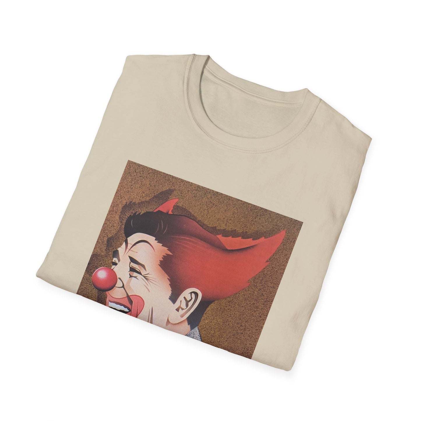 ronald reagan 40th US president clown tshirt