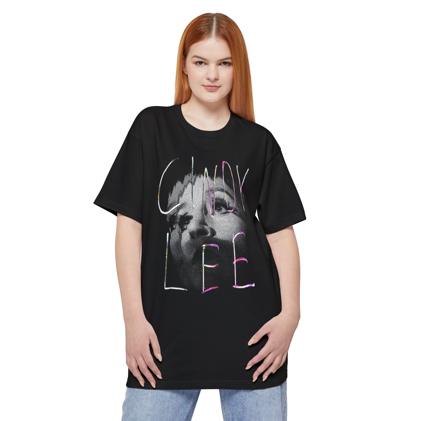 oversized cindy lee fan art unisex tall beefy tshirt