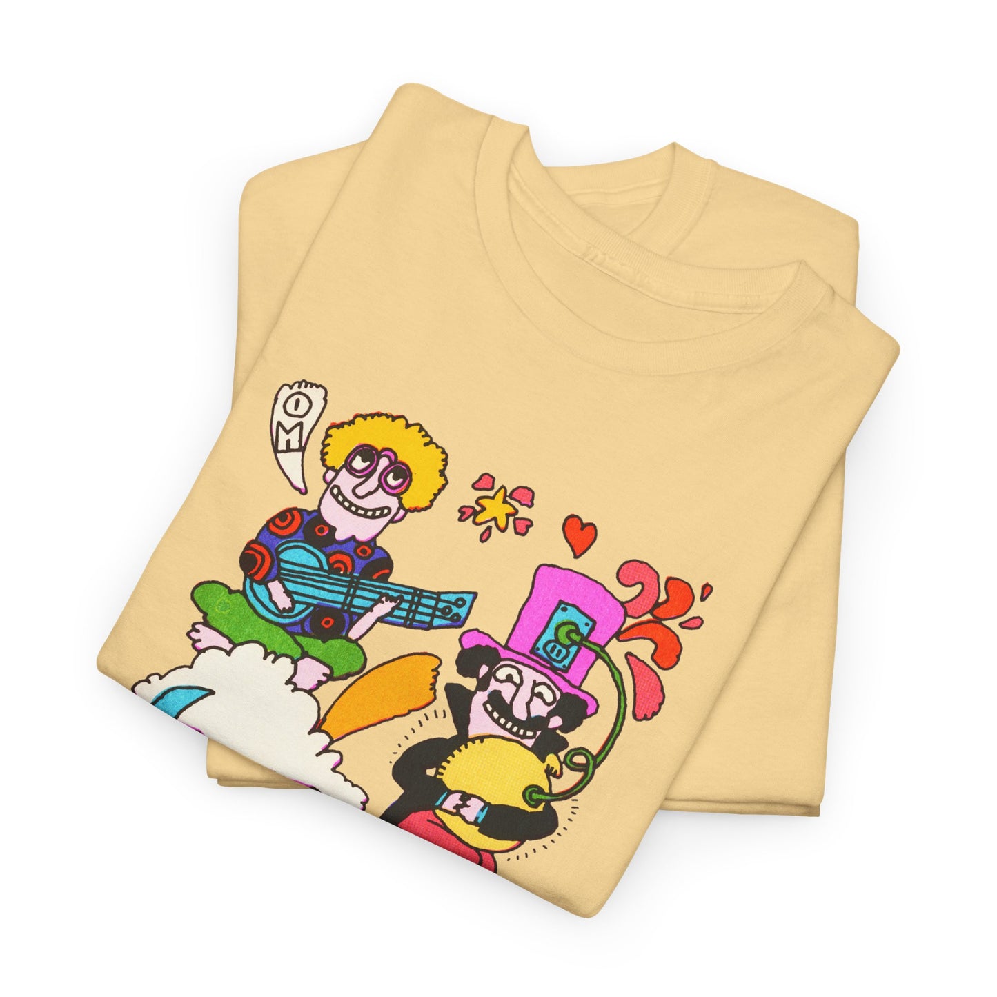 1971 psychedelic mother goose illustration reproduction tshirt