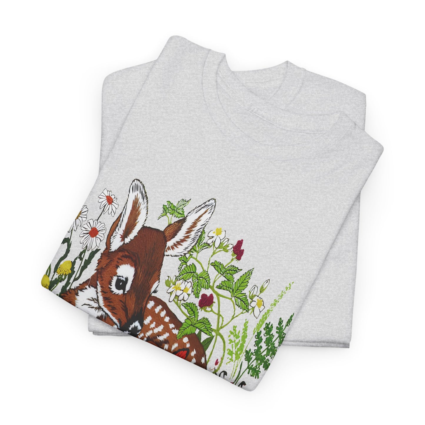 vintage fawn graphic reproduction tshirt