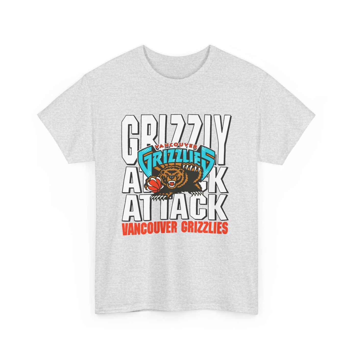 vintage vancouver grizzlies reproduction tshirt